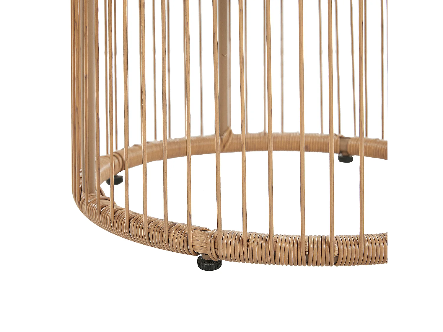 Zestaw mebli balkonowych z poduszkami LABICO Technorattan Jasnobrązowy