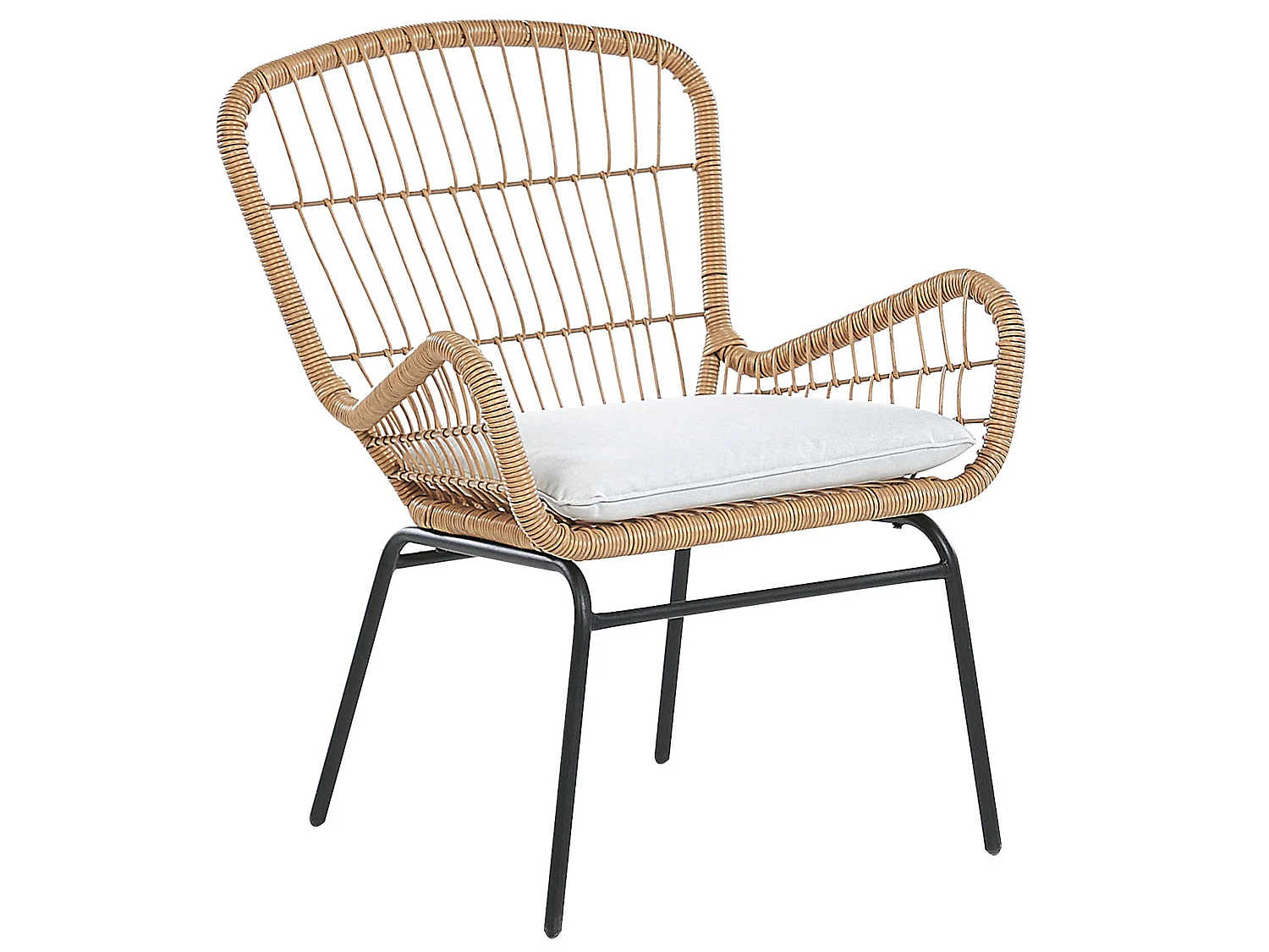 Set bistrot con cuscini LABICO Marrone chiaro