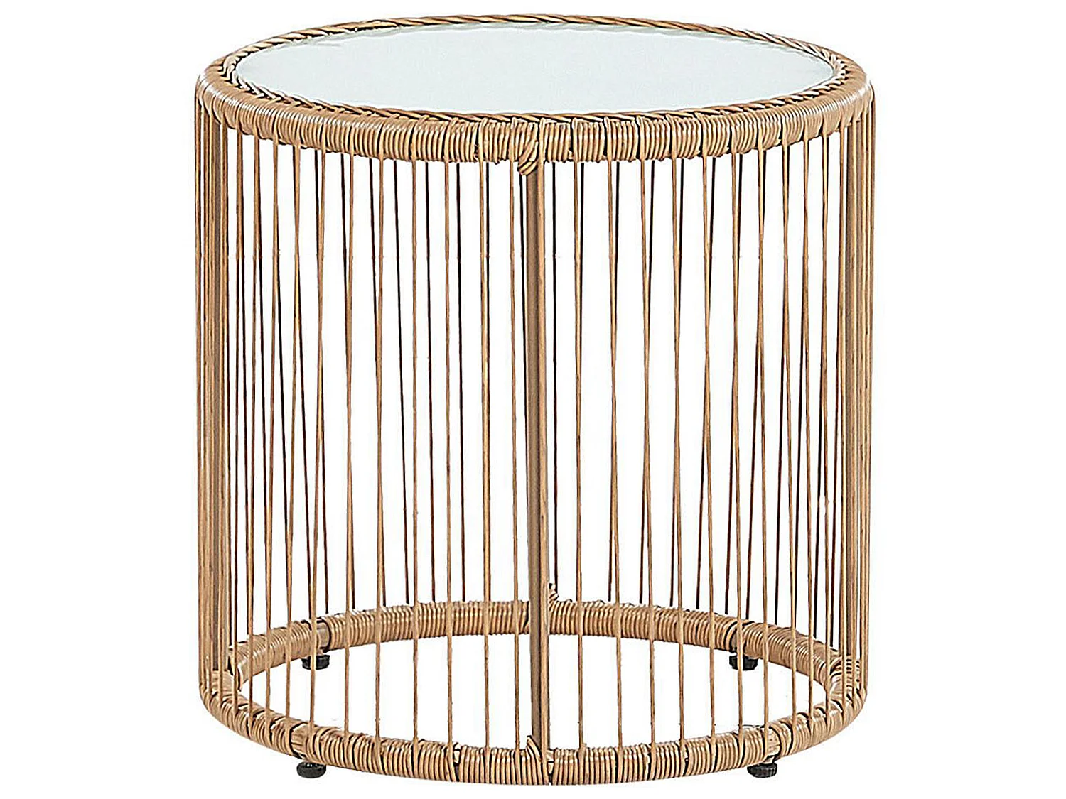 Set bistrot con cuscini LABICO Marrone chiaro