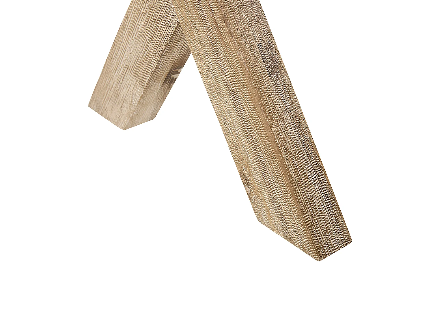 Gartenset Tisch 90x90 cm 4 Hocker Faserzement Akazienholz Rustikal grau Olbia