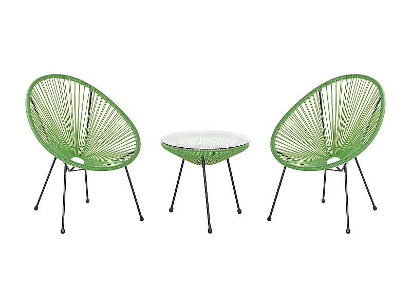 Ensemble pour bistro ACAPULCO II Vert