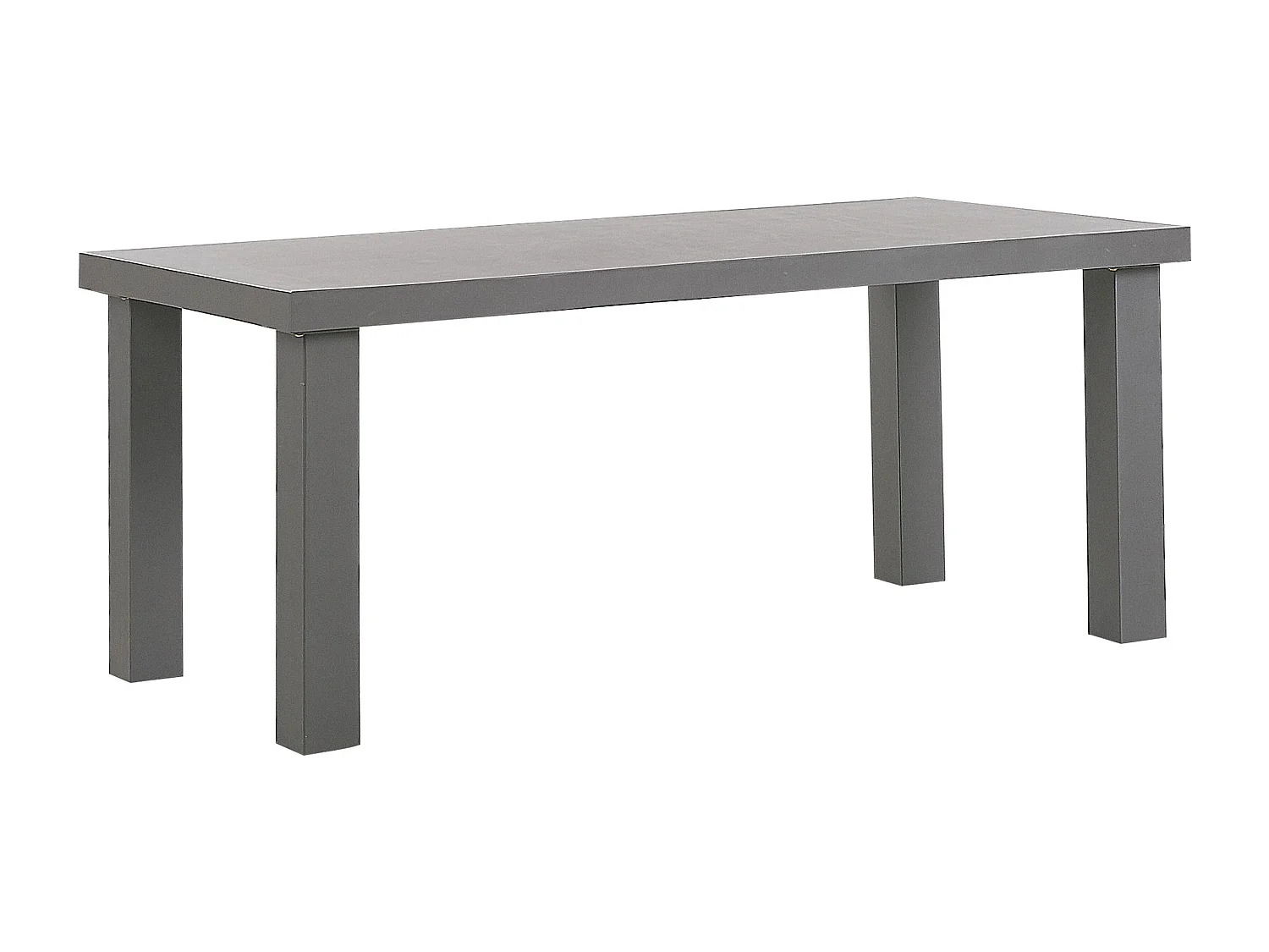 Gartenmöbel Set mit Bänken und Hockern 6-Sitzer TARANTO Beton Grau