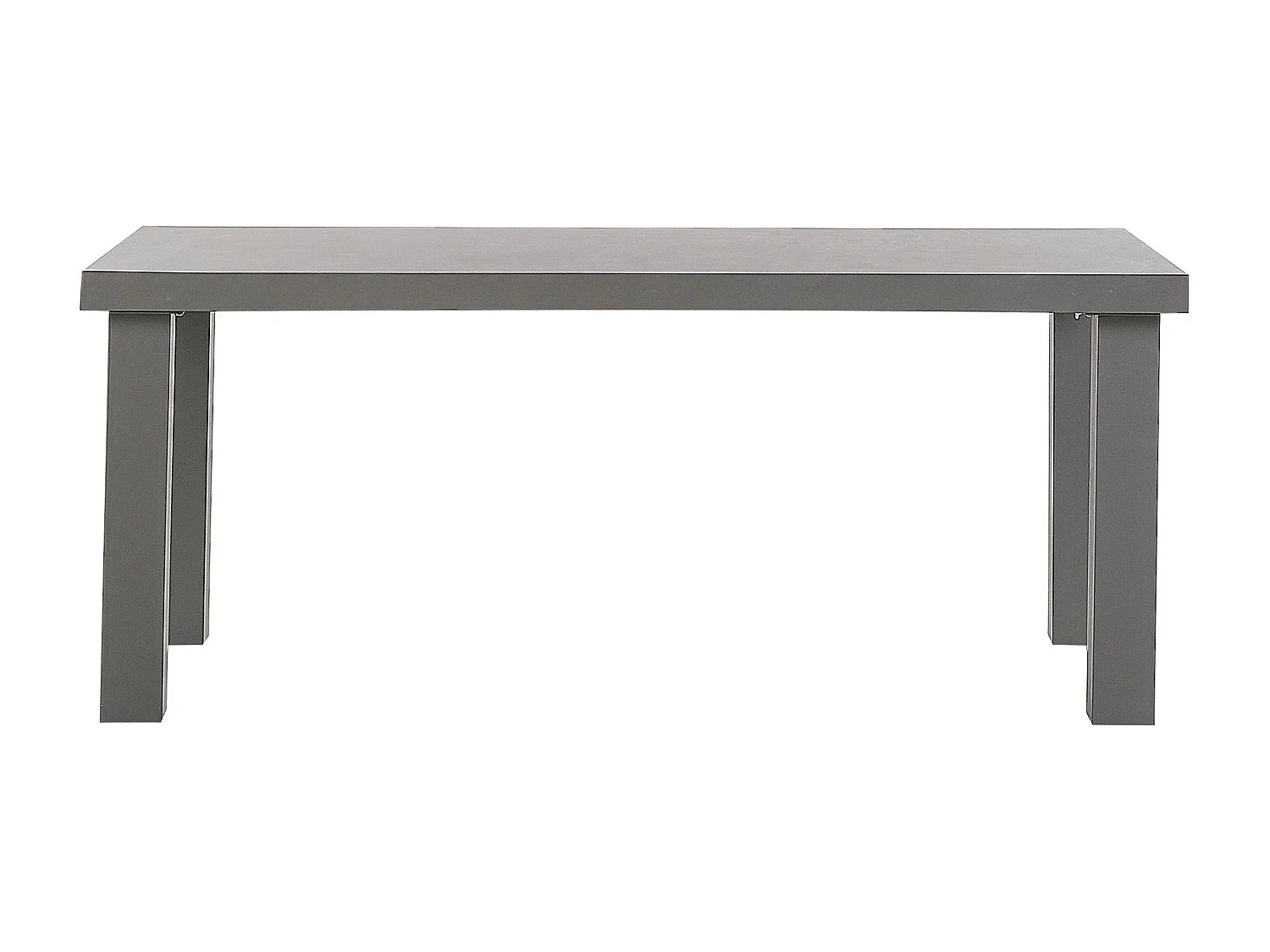 Gartenmöbel Set mit Bänken und Hockern 6-Sitzer TARANTO Beton Grau