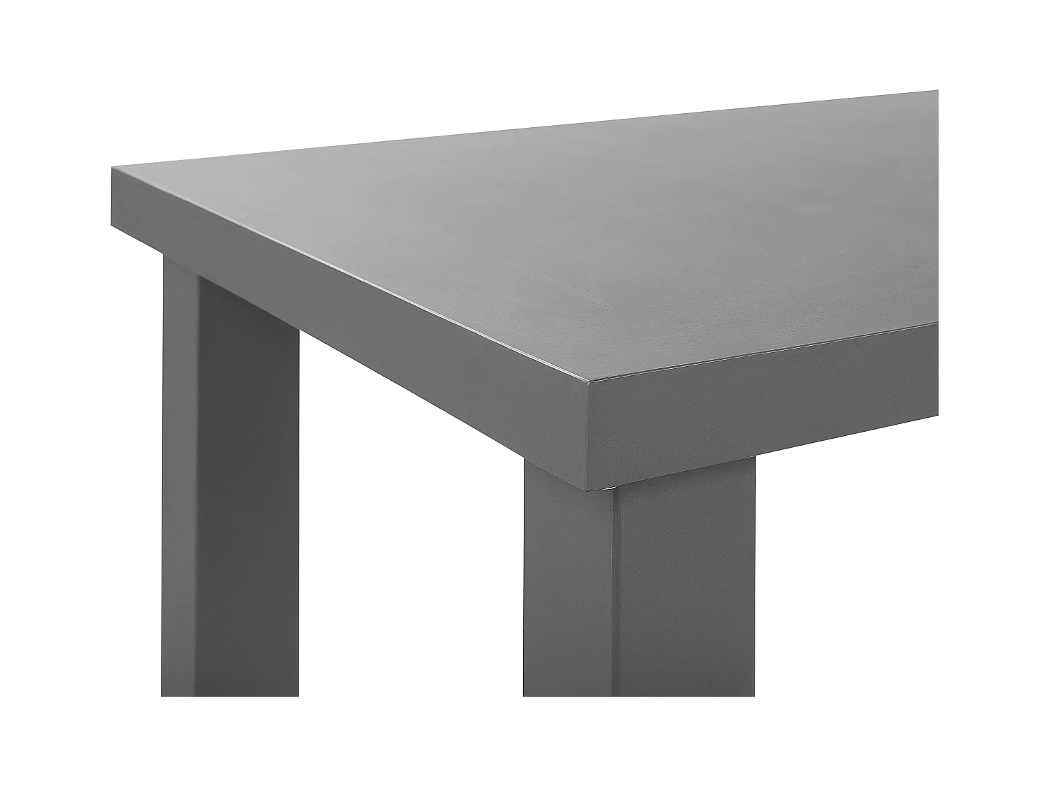 Salle à manger de jardin avec bancs 4 places TARANTO Béton Gris