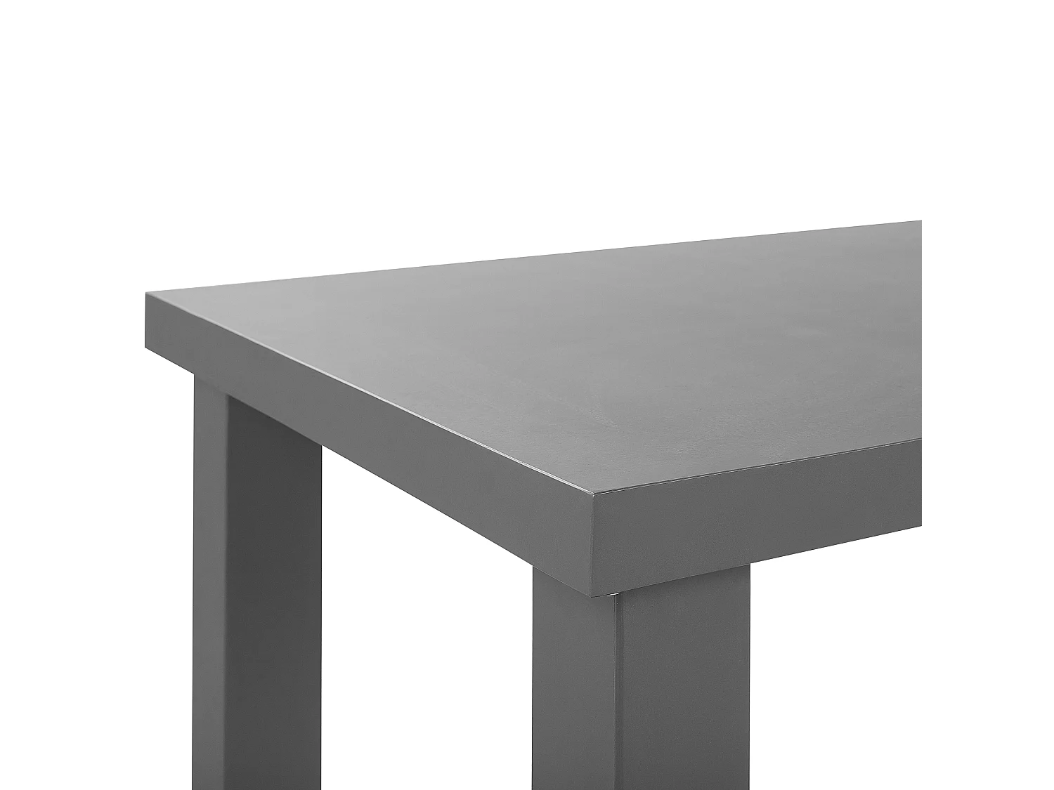 Salle à manger de jardin avec bancs 4 places TARANTO Béton Gris