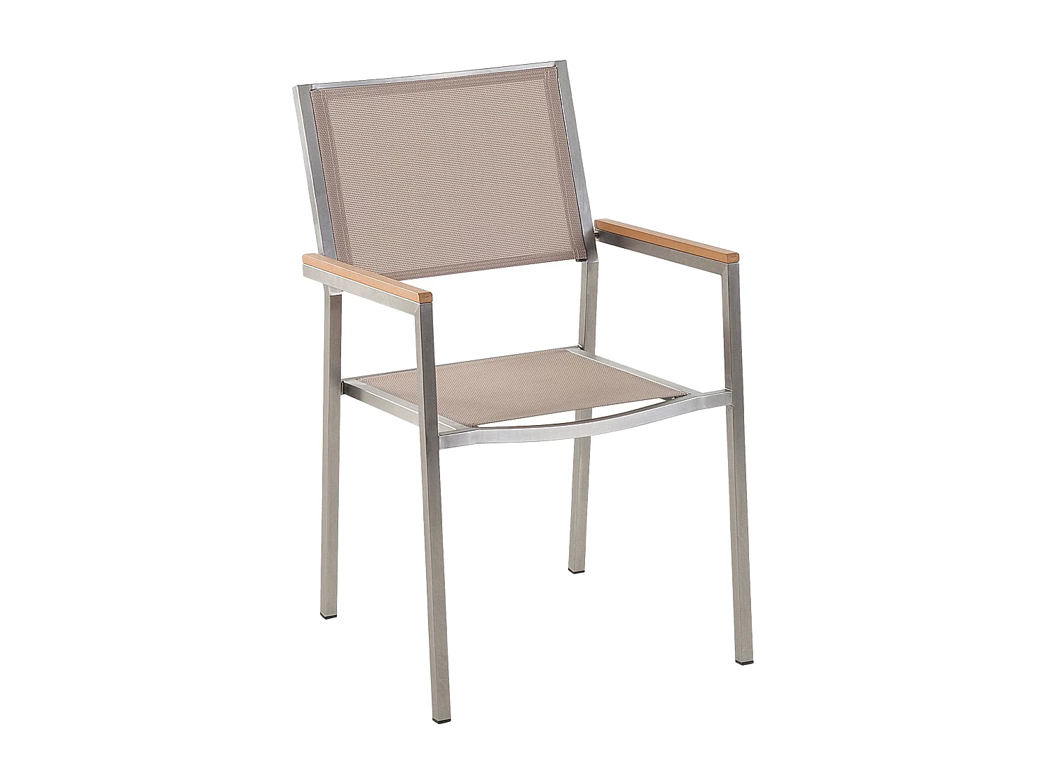 Tuinset 6-zitter GROSSETO Driedubbele plaat Gebarsten glas Transparant/beige