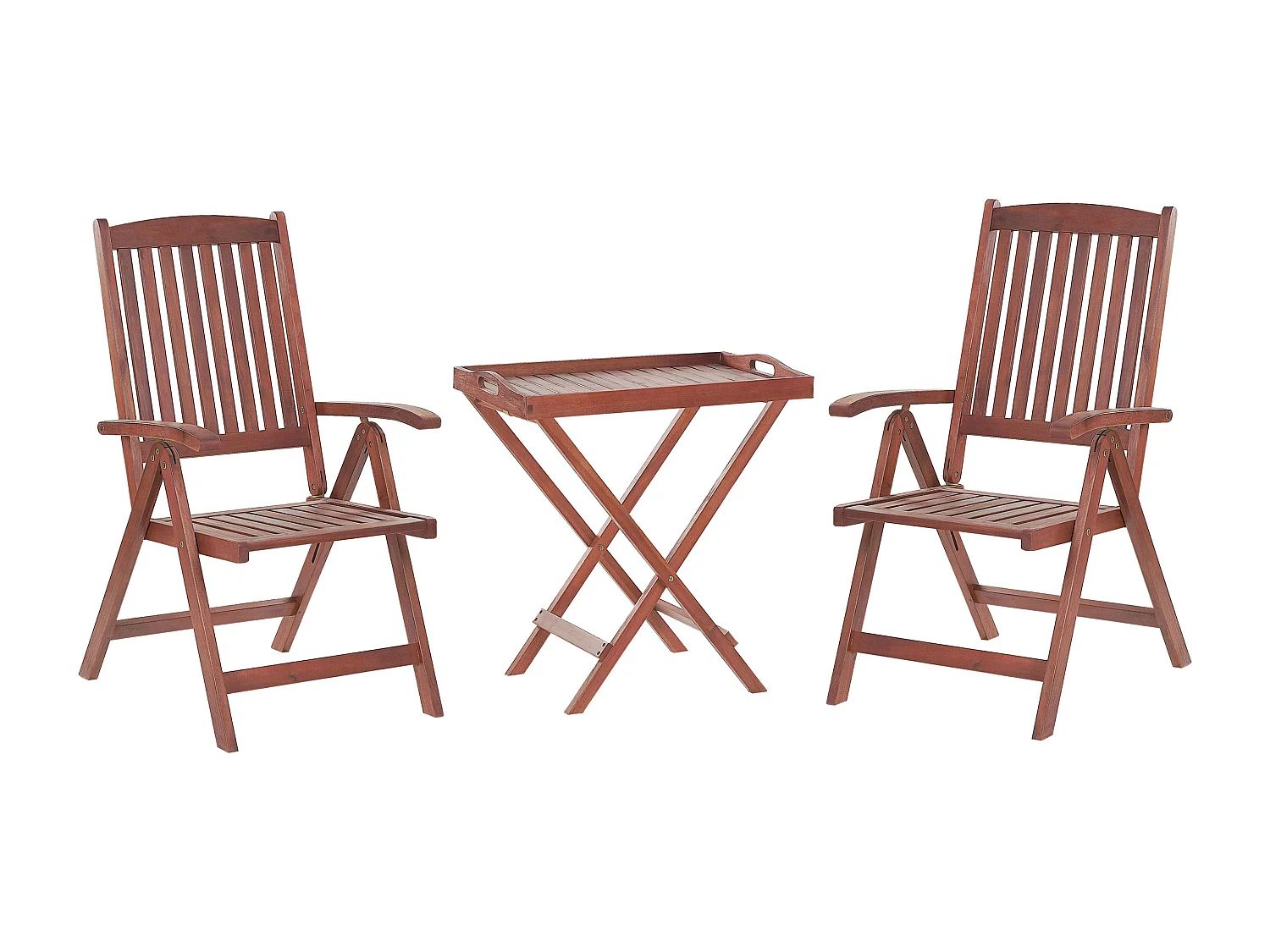 Ensemble pour bistro avec coussin Bois Taupe TOSCANA