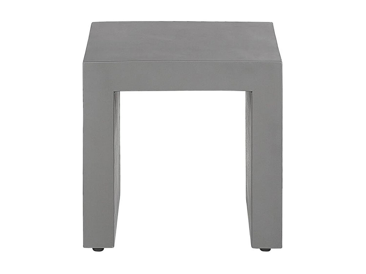 Set da pranzo da giardino con sgabelli 6 posti TARANTO Cemento Grigio