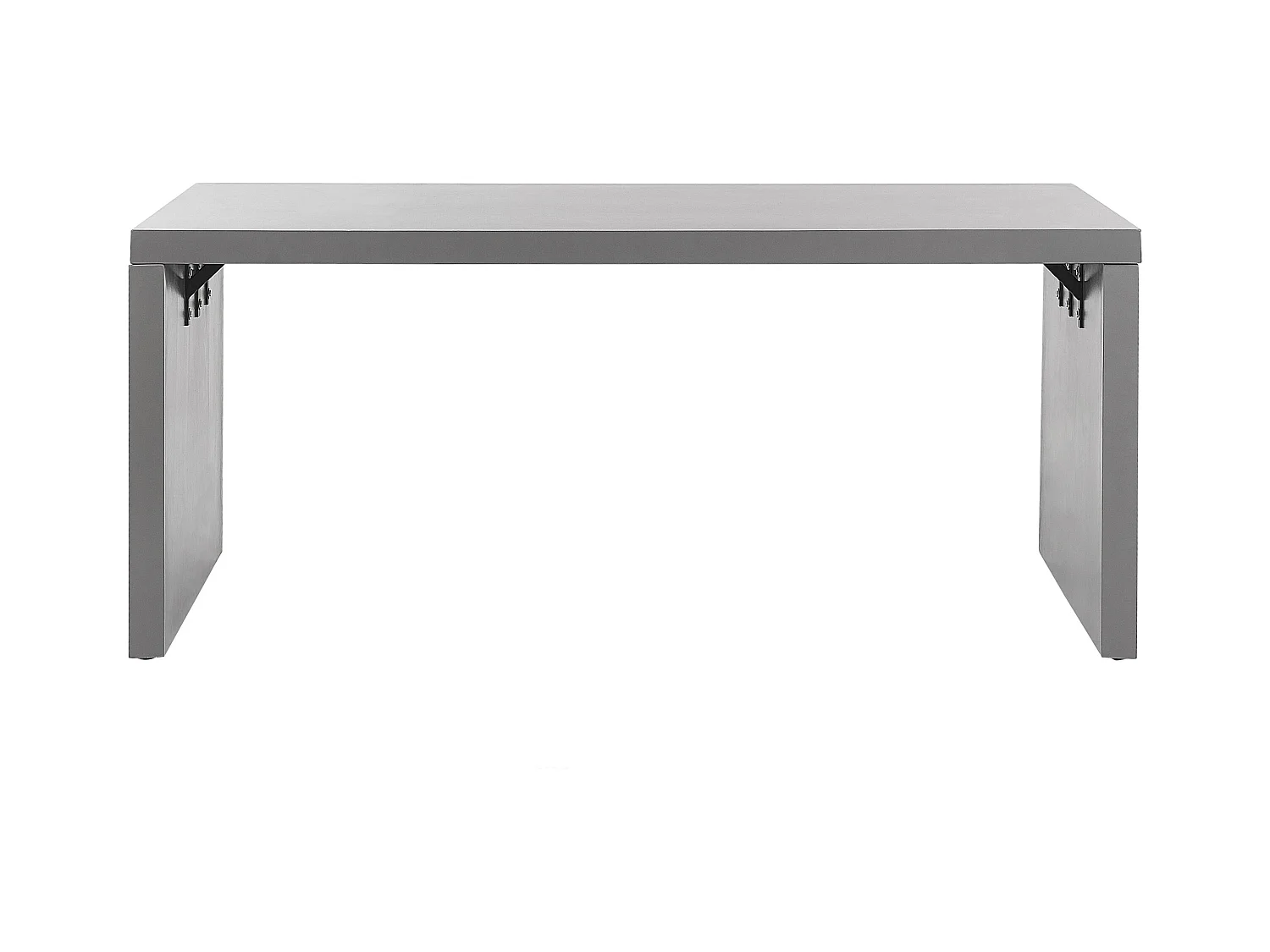 Zestaw ogrodowy ze stołkami dla 6 osób TARANTO Beton Szary