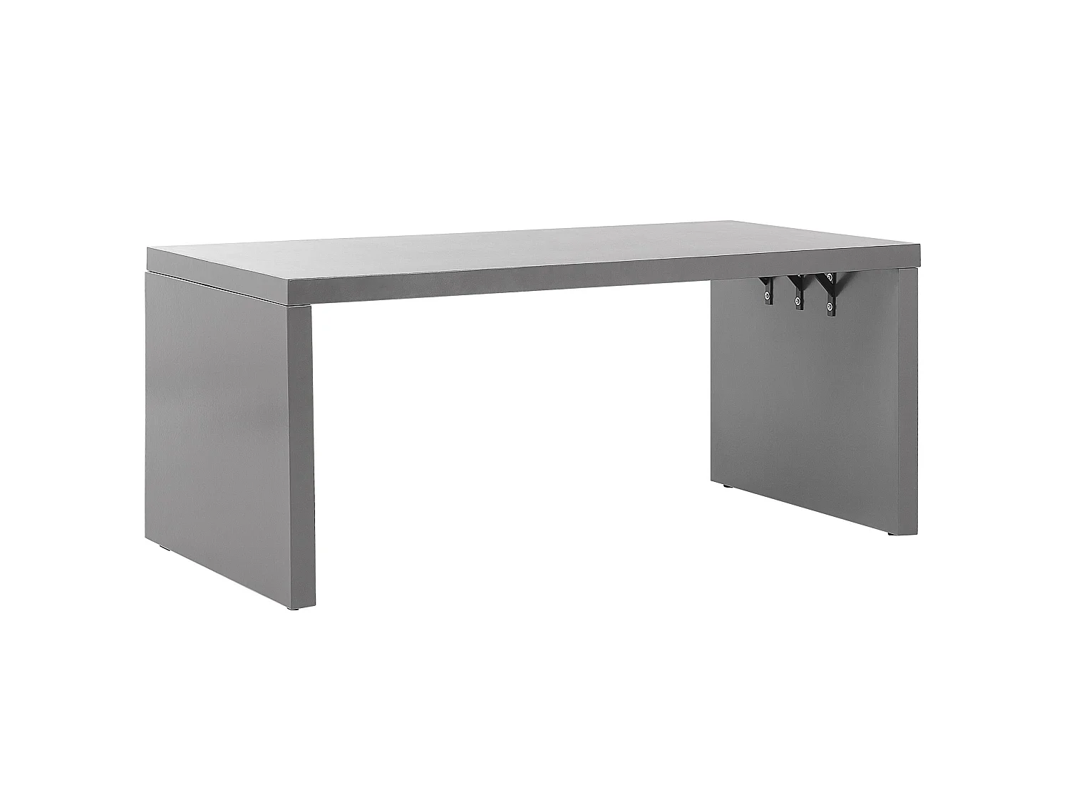 Garden Dining Set with Stools 6 Seater TARANTO Grey Concrete