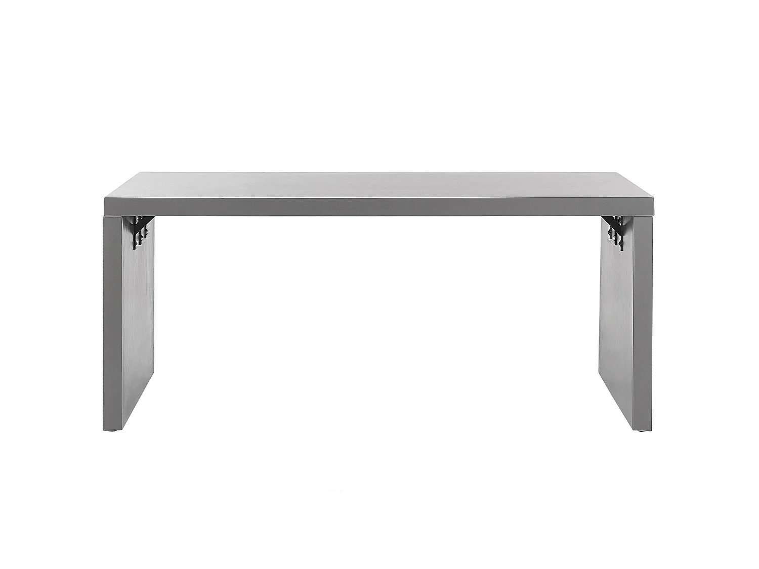 Garden Dining Set with Stools 6 Seater TARANTO Grey Concrete