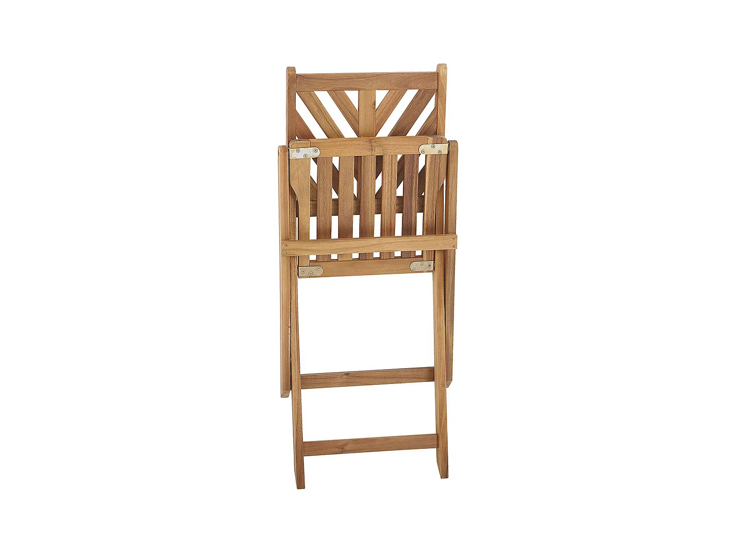 Balkonset hellbraun Akazienholz Tisch quadratisch 58x58 cm mit 2 Stühlen Terni