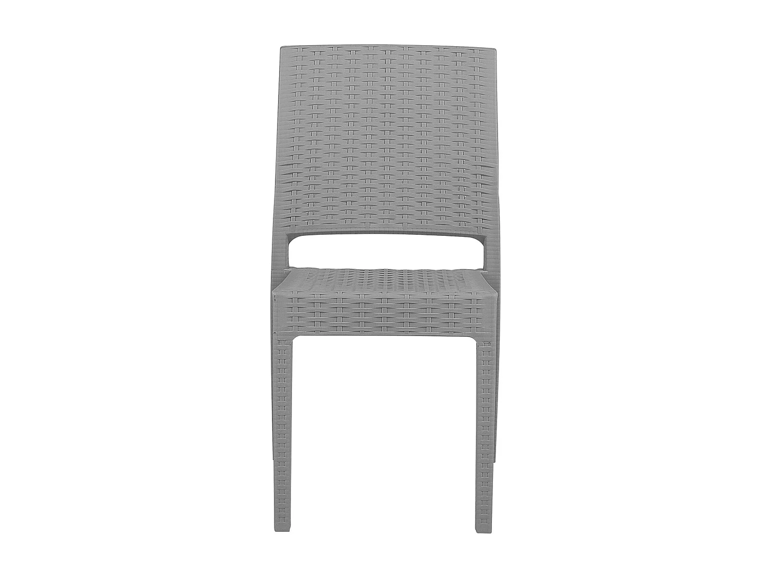 Tuinset 4-zitter FOSSANO Lichtgrijs