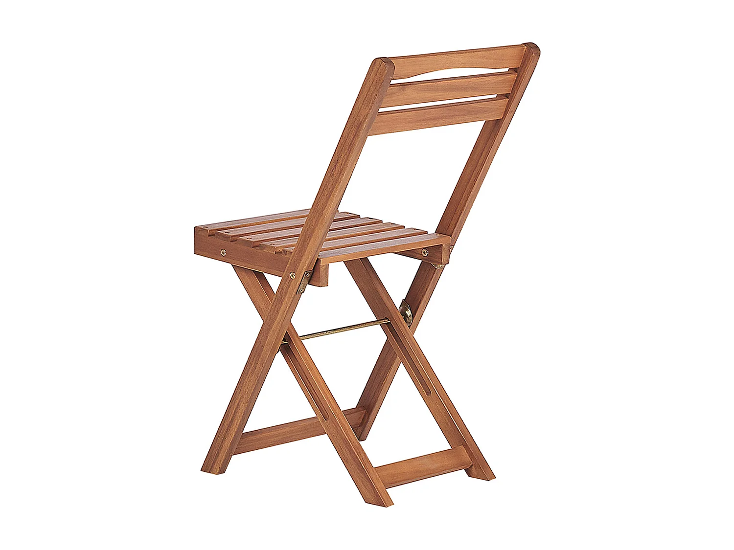 Ensemble pour bistro Pliant LENOLA Acacia Marron