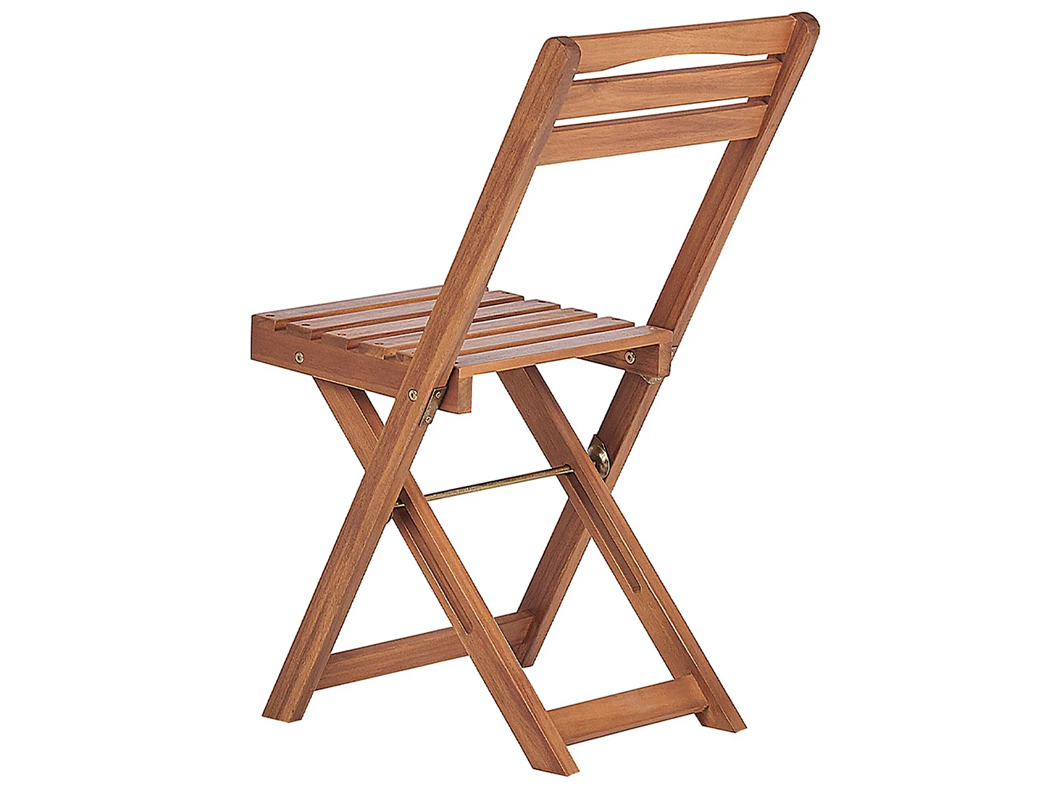 Ensemble pour bistro Pliant LENOLA Bois Marron