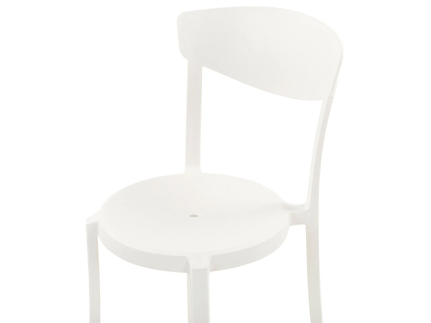 Ensemble de salle à manger de jardin pour 4 personnes SERSALE/VIESTE Blanc