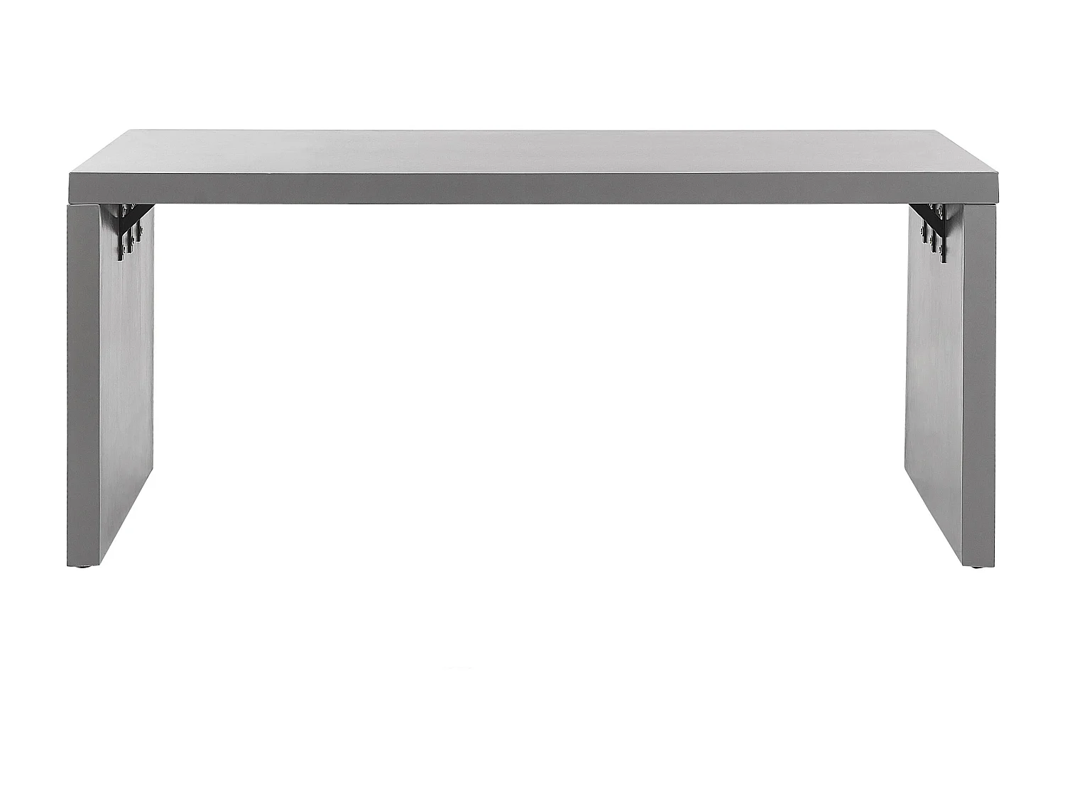 Set da pranzo da giardino con panche 4 posti TARANTO Cemento Grigio