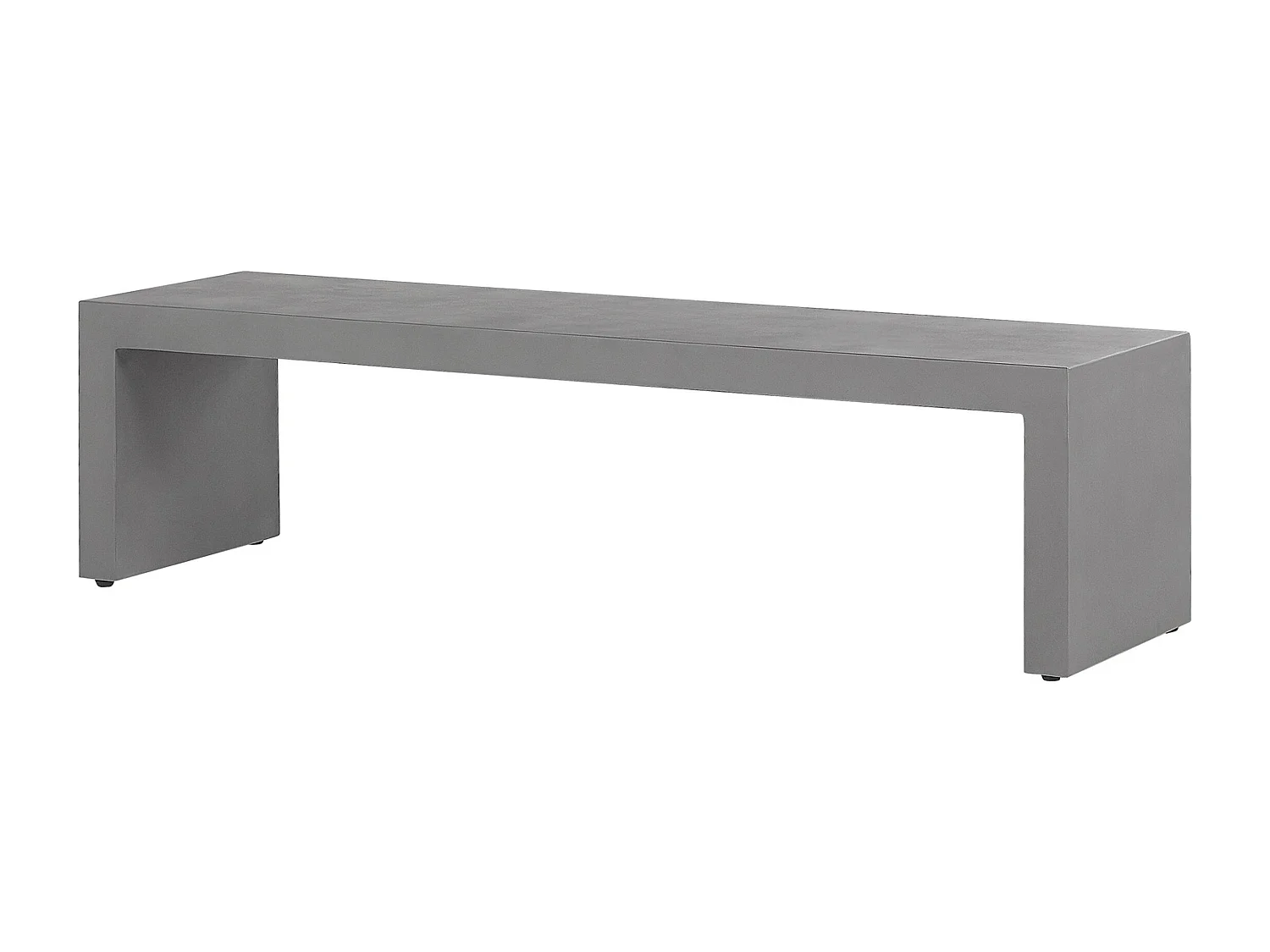 Set da pranzo da giardino con panche 4 posti TARANTO Cemento Grigio