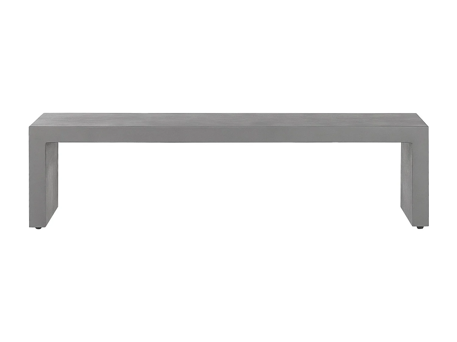 Set da pranzo da giardino con panche 4 posti TARANTO Cemento Grigio