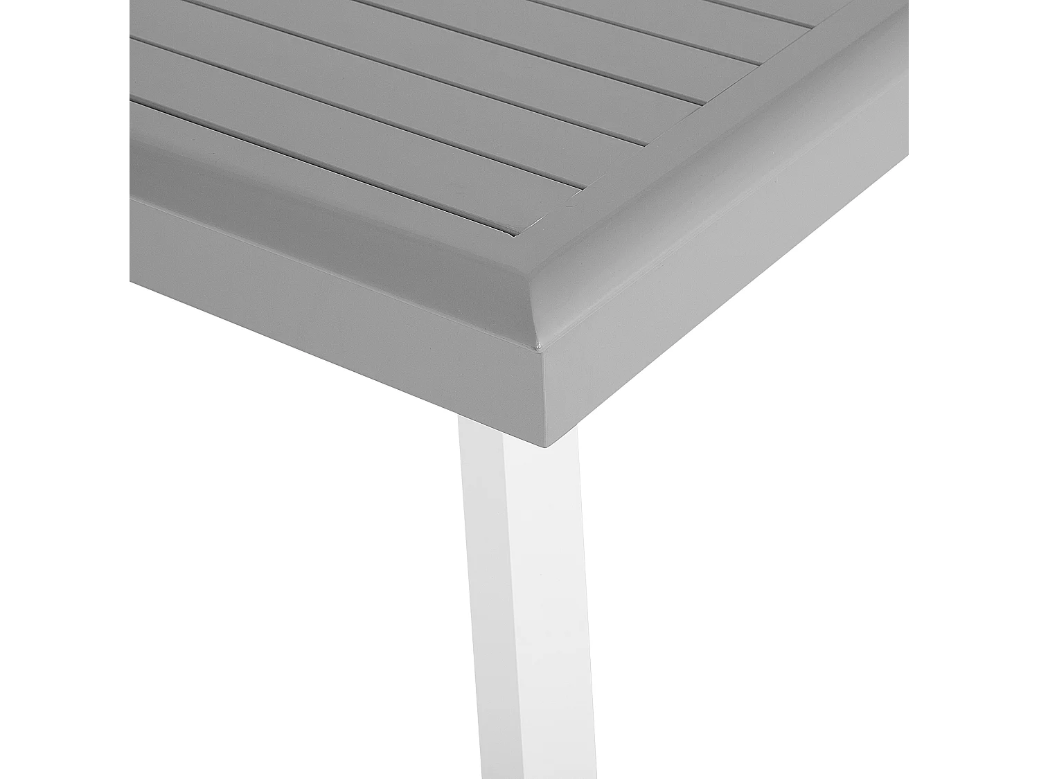 Set da pranzo da giardino 6 posti PERETA Metallo Grigio