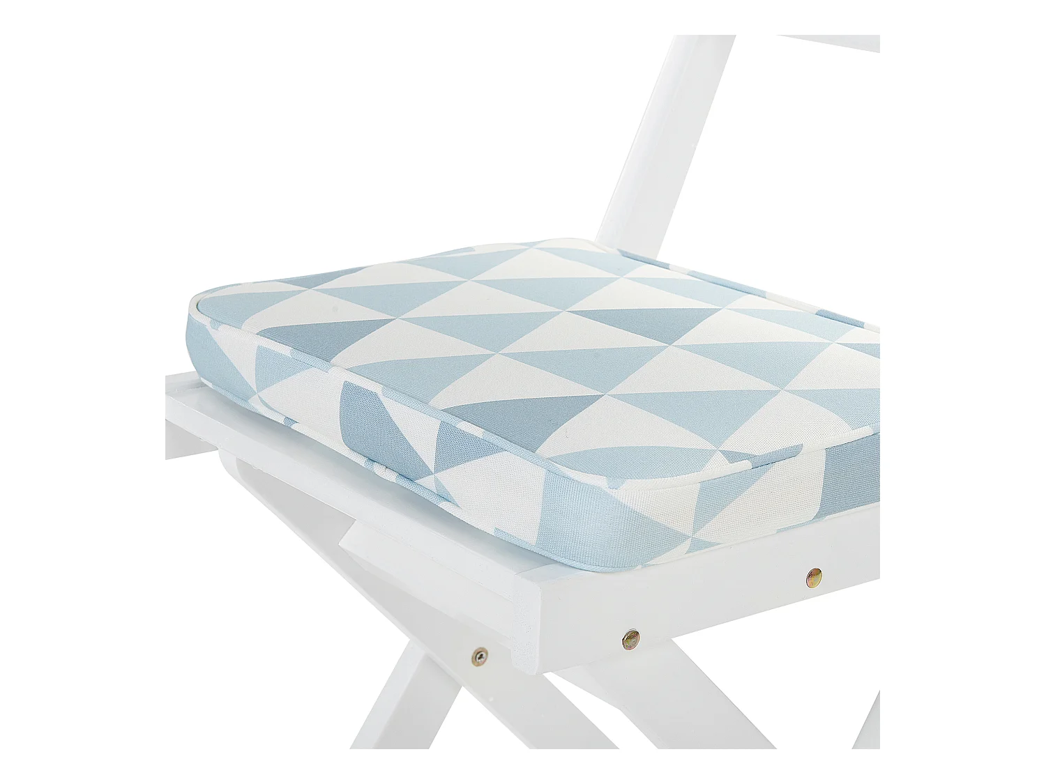 Bistroset met kussen Hout Blauw FIJI