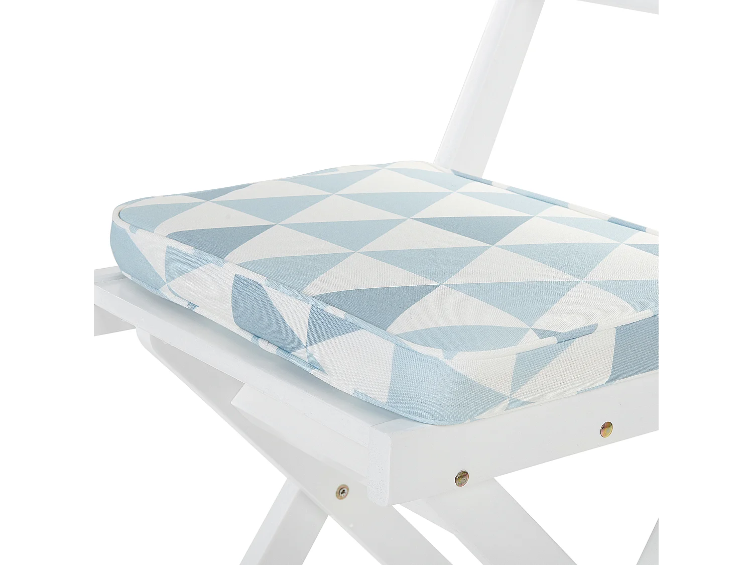 Bistroset met kussen Hout Blauw FIJI