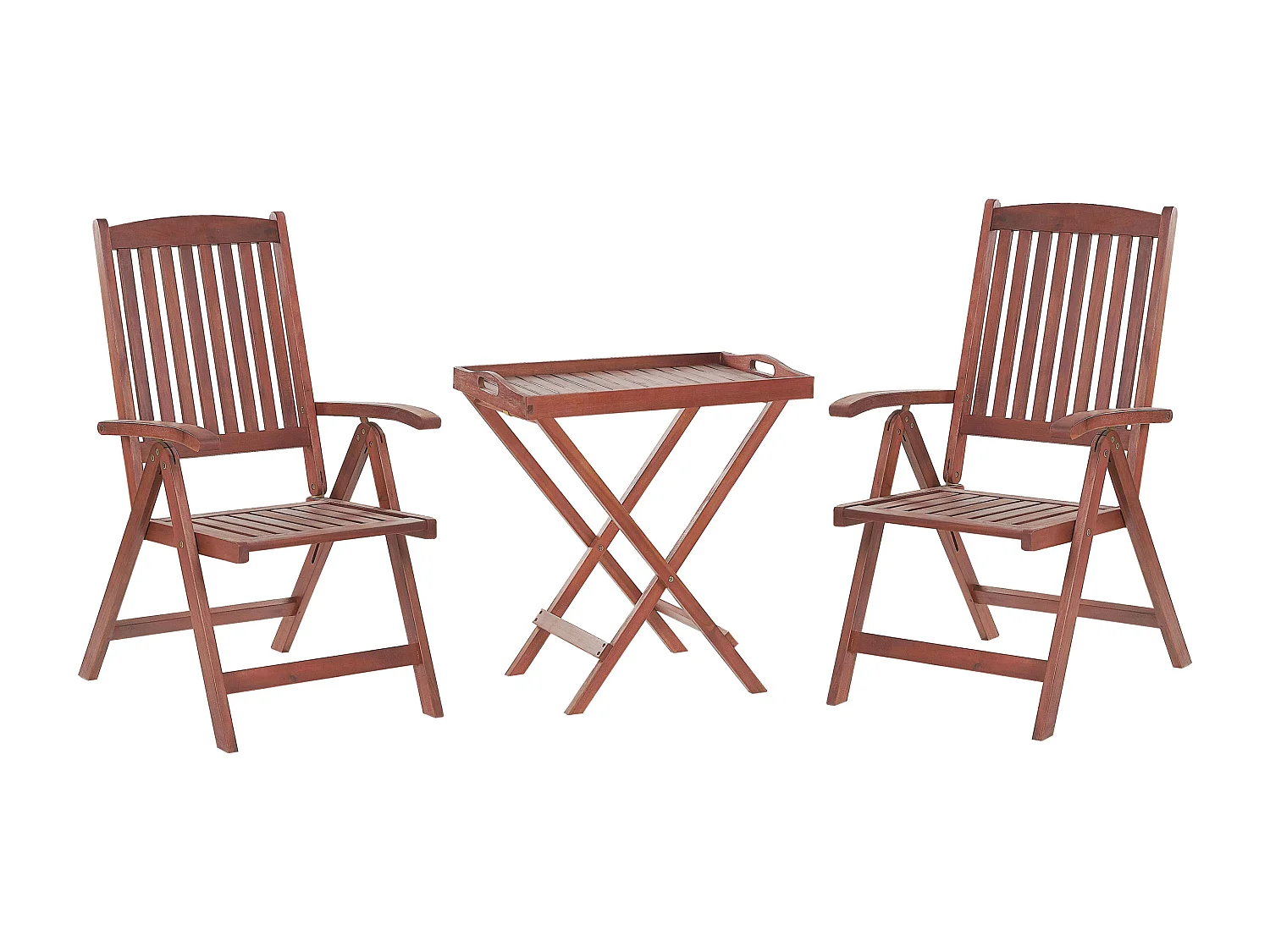 Ensemble pour bistro avec coussin Bois Bleu TOSCANA