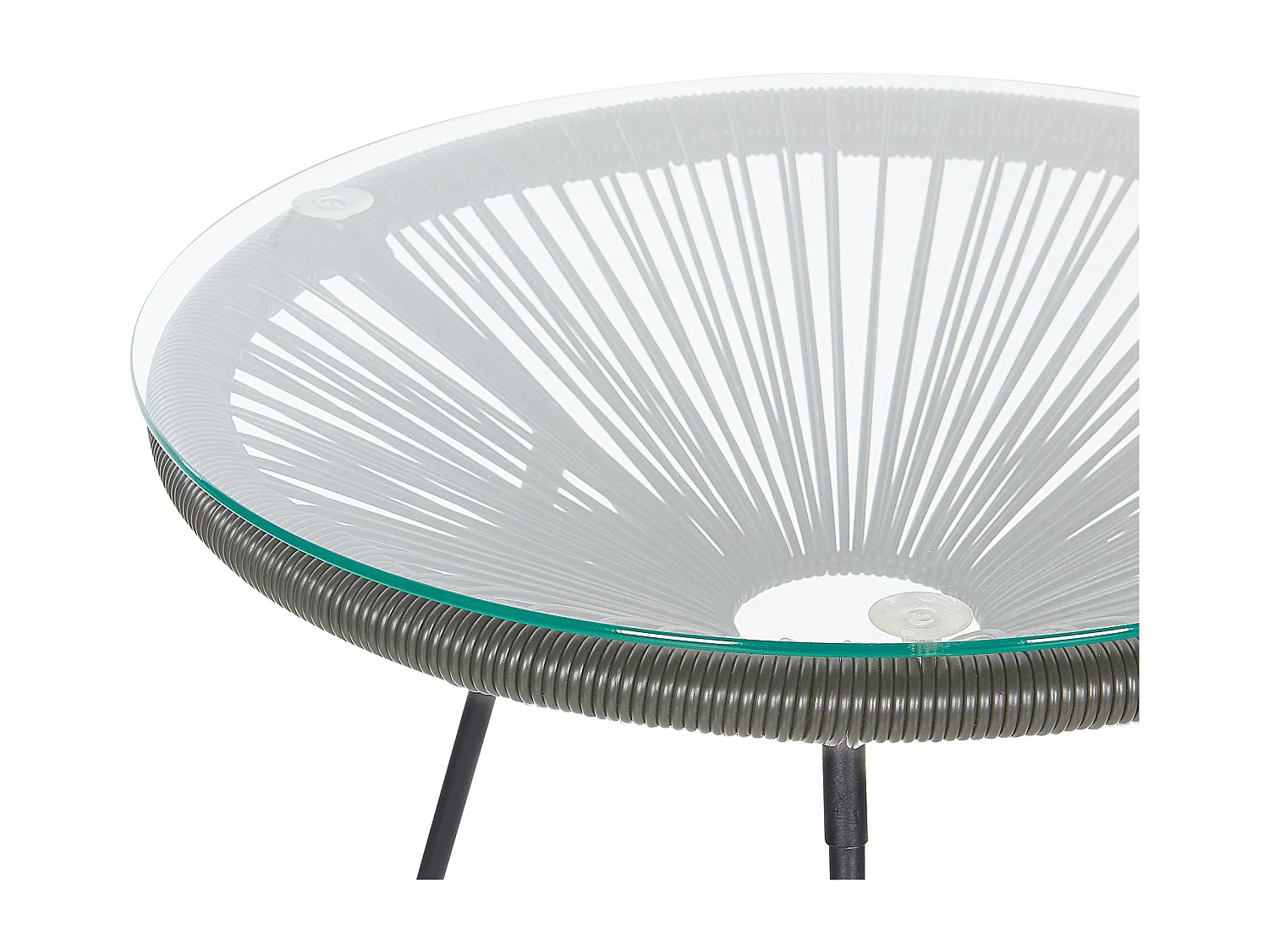 Ensemble pour bistro ACAPULCO II Gris foncé