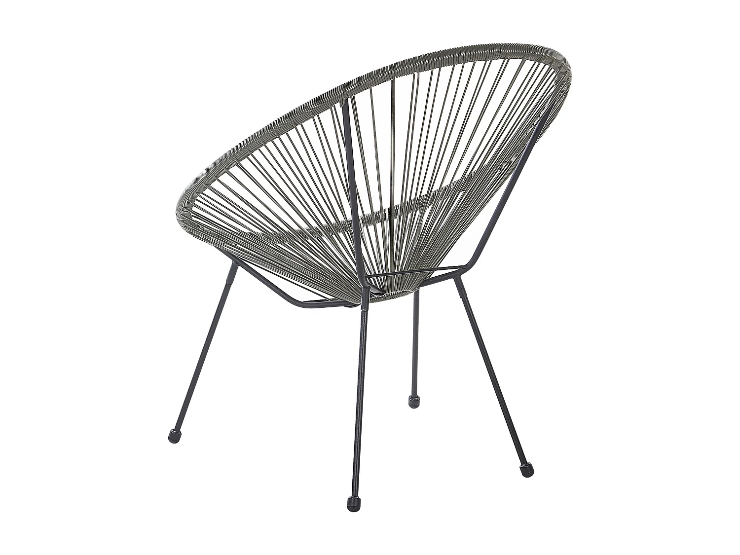 Ensemble pour bistro ACAPULCO II Gris foncé