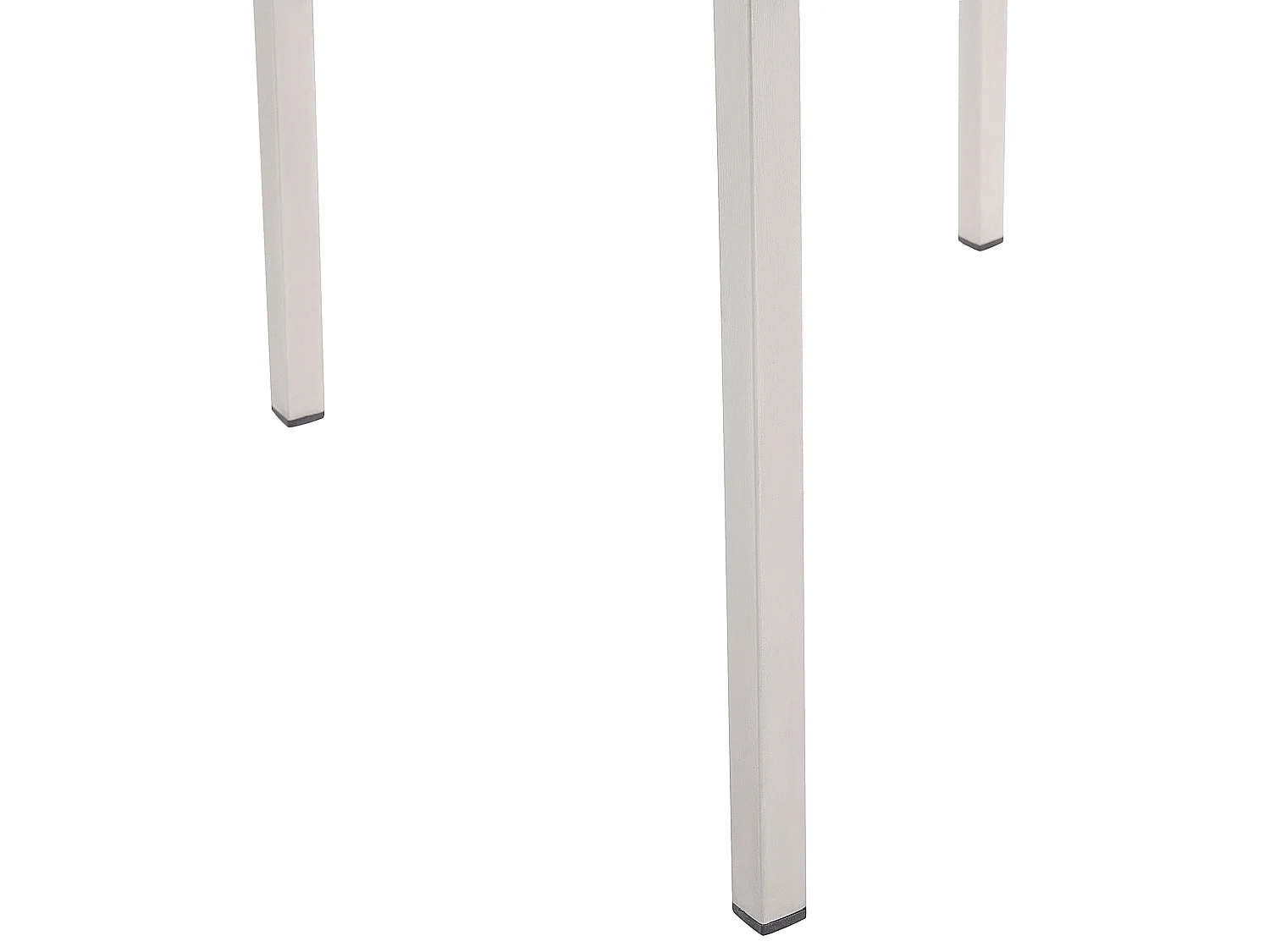 Salle à manger de jardin 6 places GROSSETO Triple plaque Granit Poli Gris