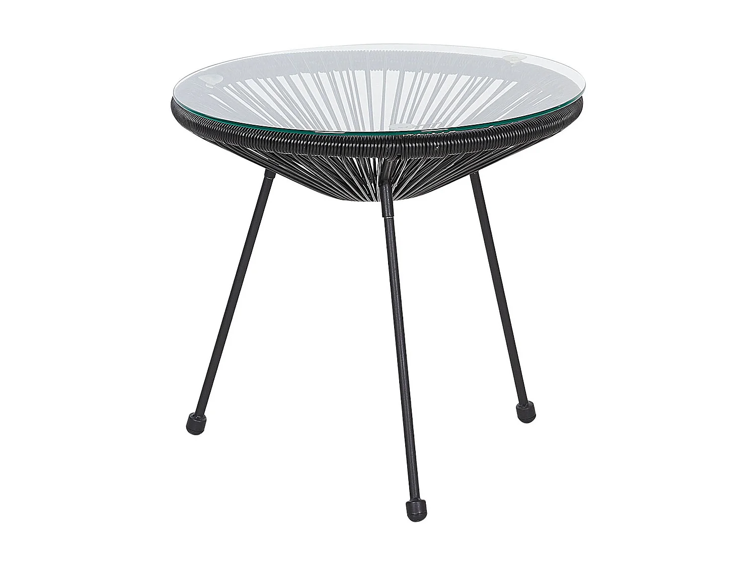 Ensemble pour bistro ACAPULCO II Noir