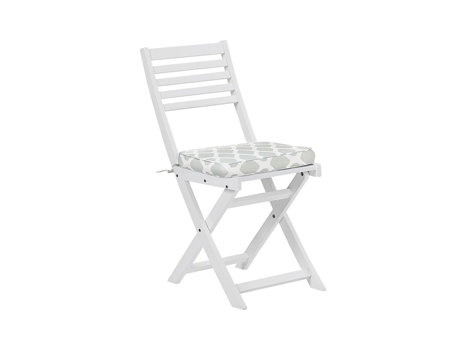 Bistroset met kussens Inklapbaar FIJI Hout Wit