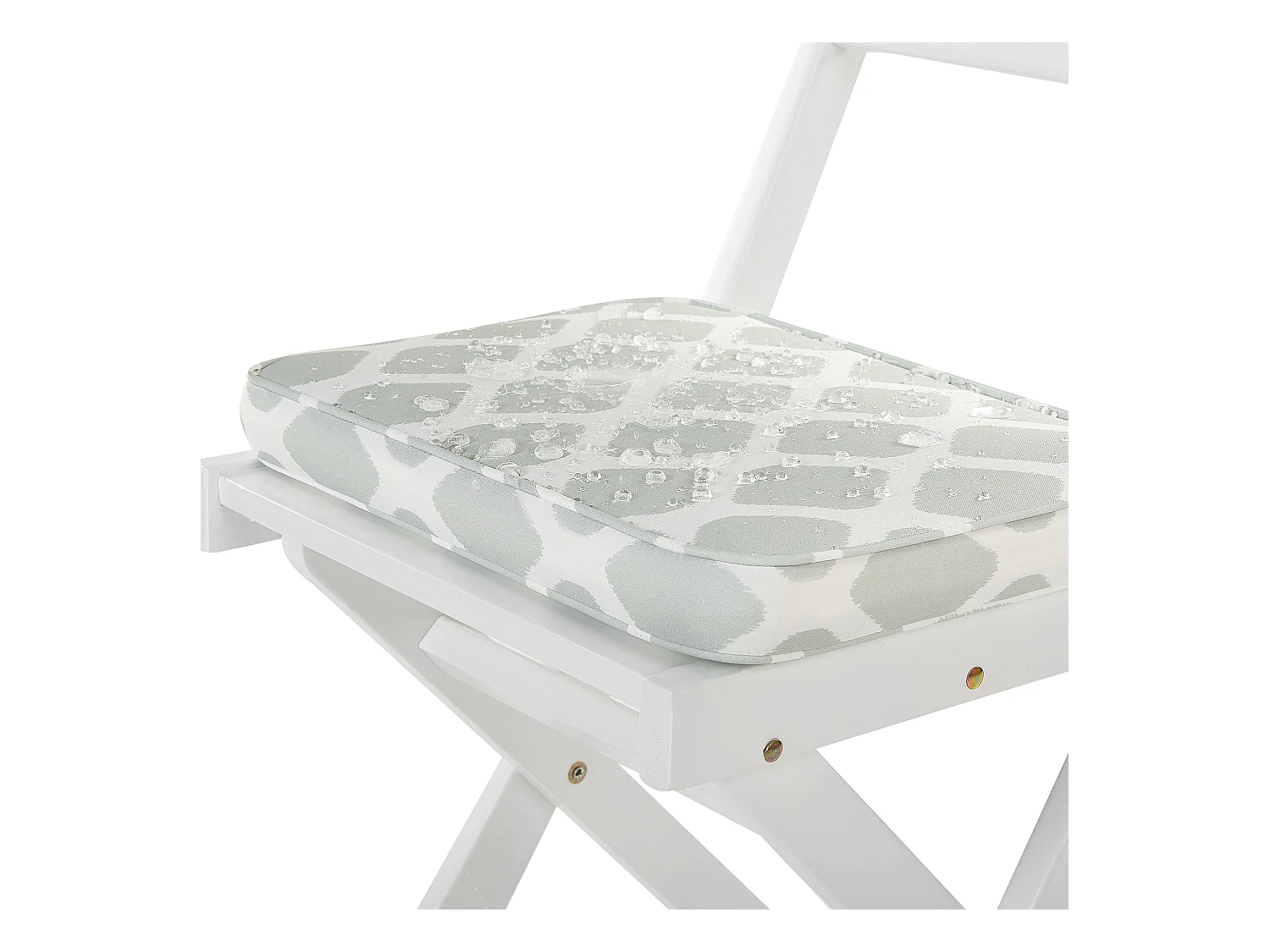 Bistroset met kussens Inklapbaar FIJI Hout Wit