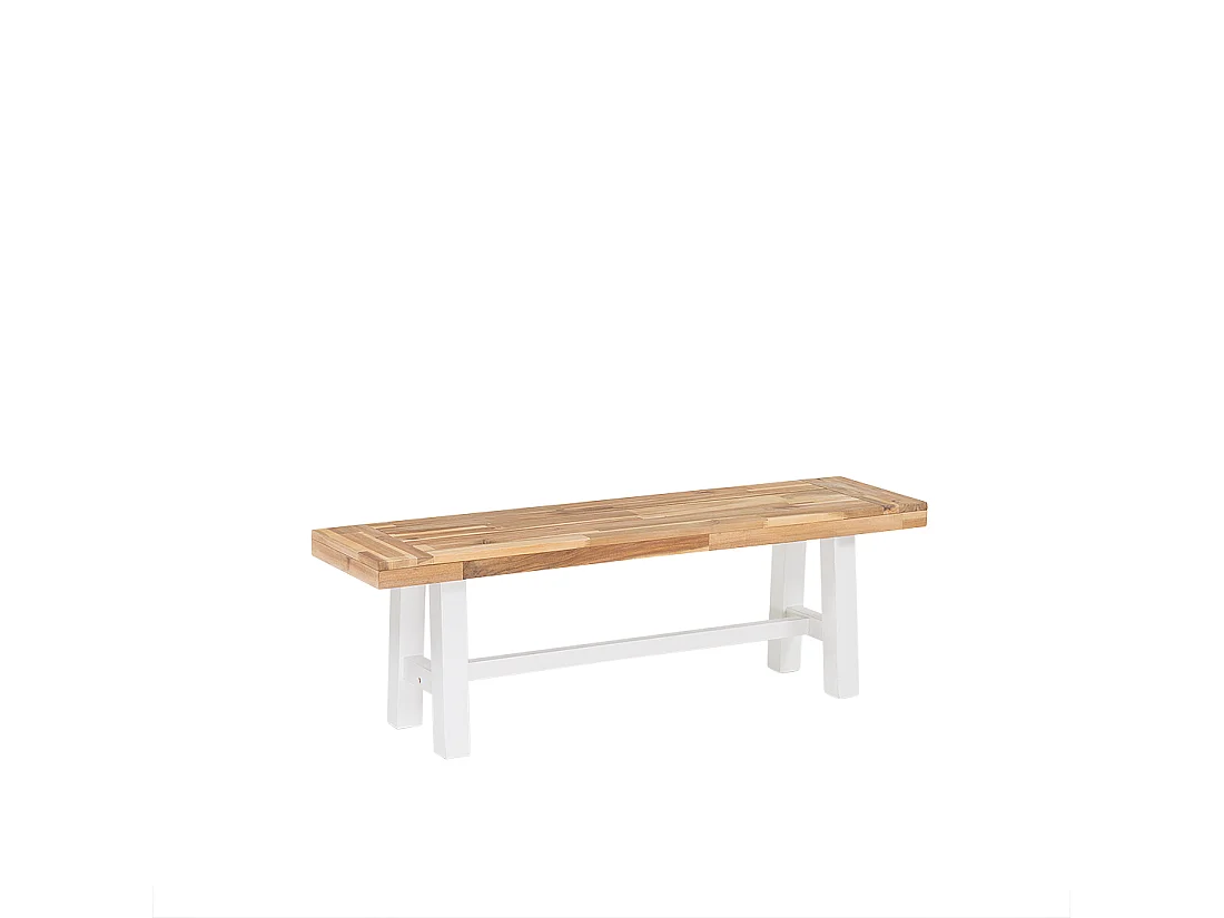 Gartenmöbel Set 6-Sitzer SCANIA Akazienholz Weiss