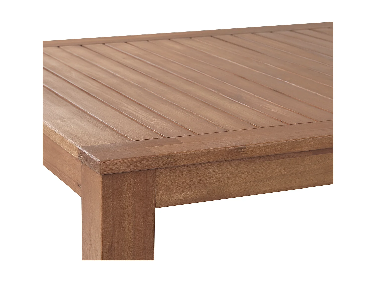 Gartenmöbel Set Eukalyptusholz hellbraun Esstisch 190 x 105 cm mit 2 Bänken Monsano