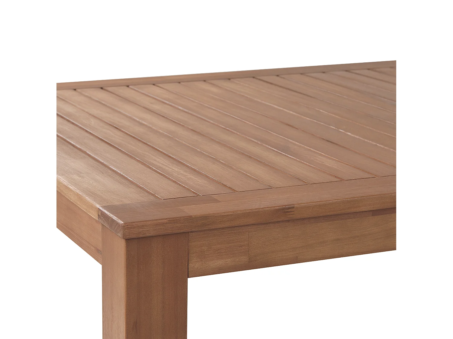 Salle à manger de jardin avec bancs 6 places MONSANO Bois d'eucalyptus Marron