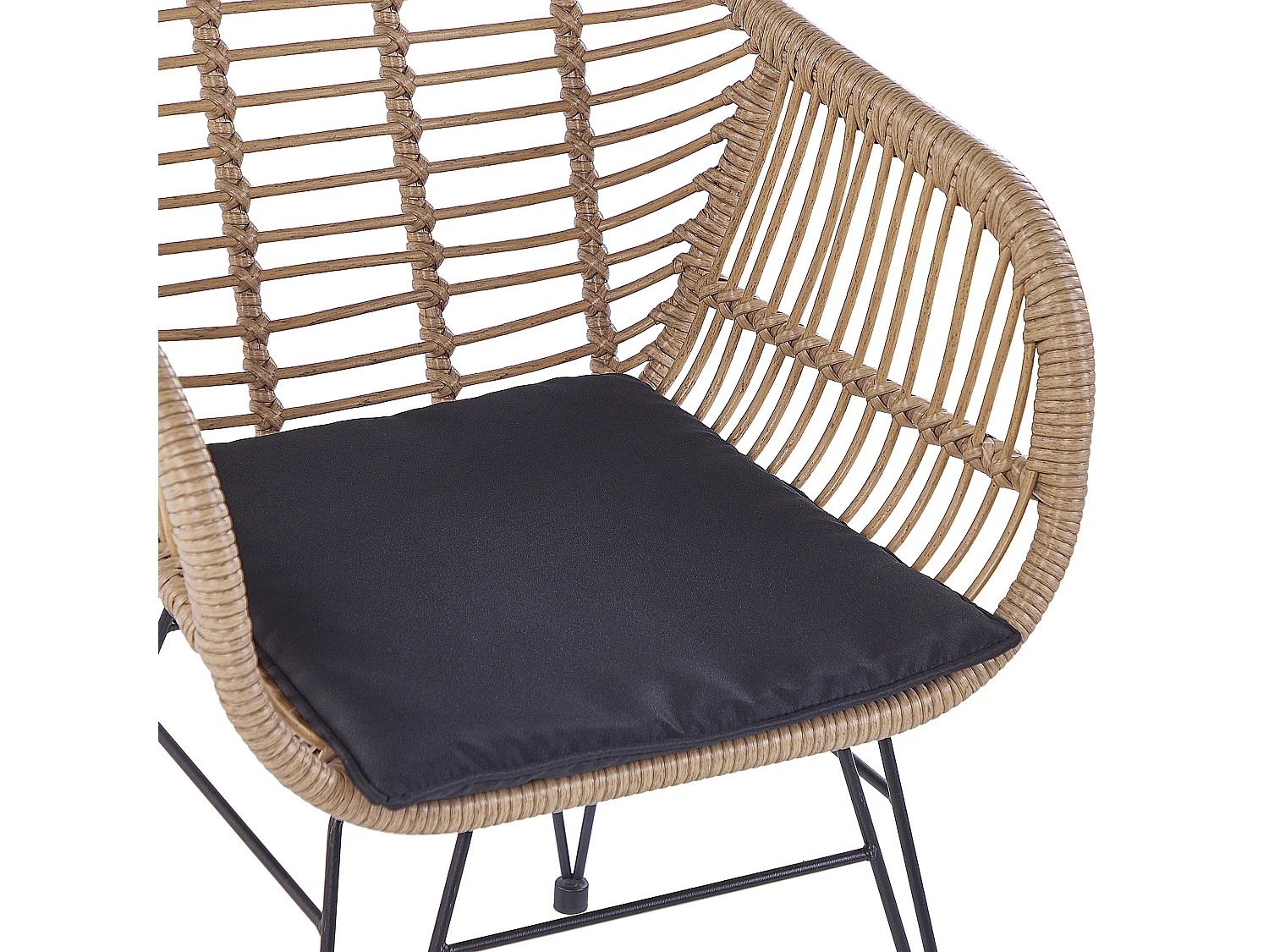 Zestaw mebli balkonowych z poduszkami TROPEA II Technorattan Naturalny