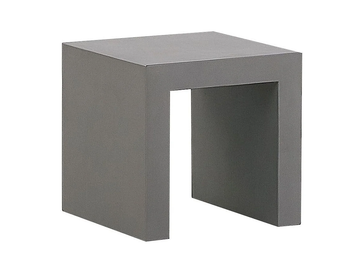 Gartenset Tisch 200x100 cm 8 Hocker Betonplatte Akazienholz Rustikal grau Olbia