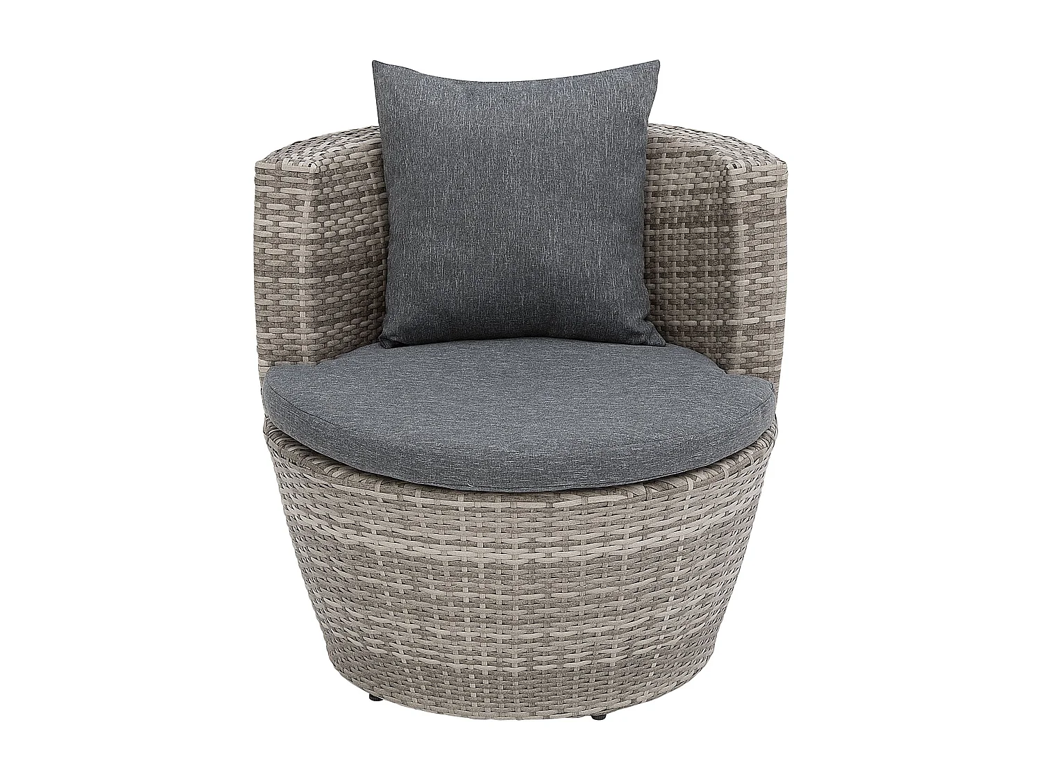 Ensemble bistrot avec coussins CAPRI Gris