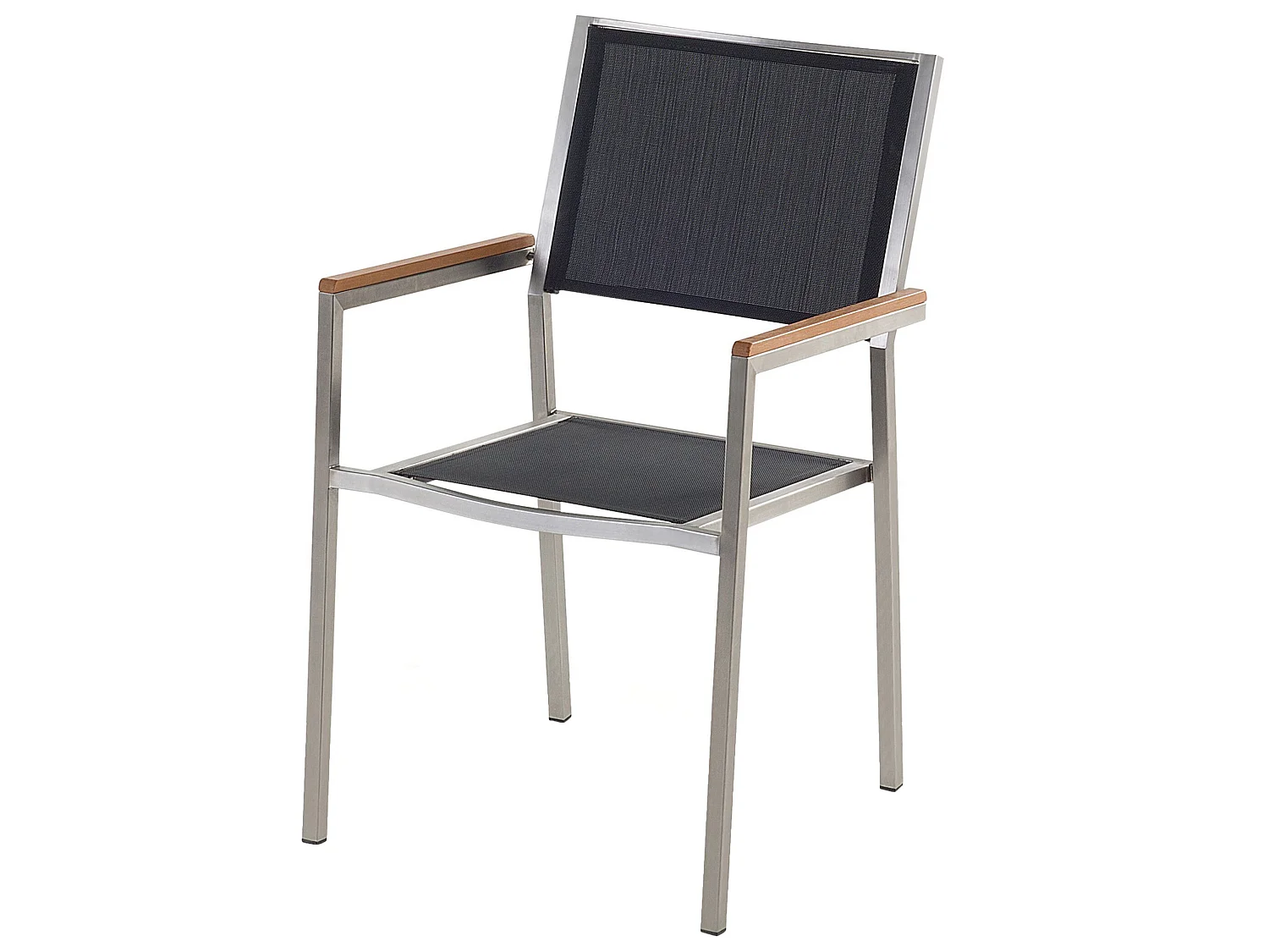 Tuintafelset Glas Zwart GROSSETO