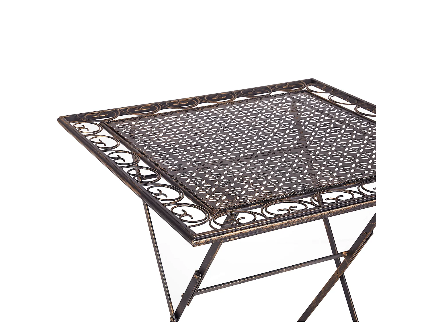 Ensemble bistrot Pliant BORMIO Métal Noir