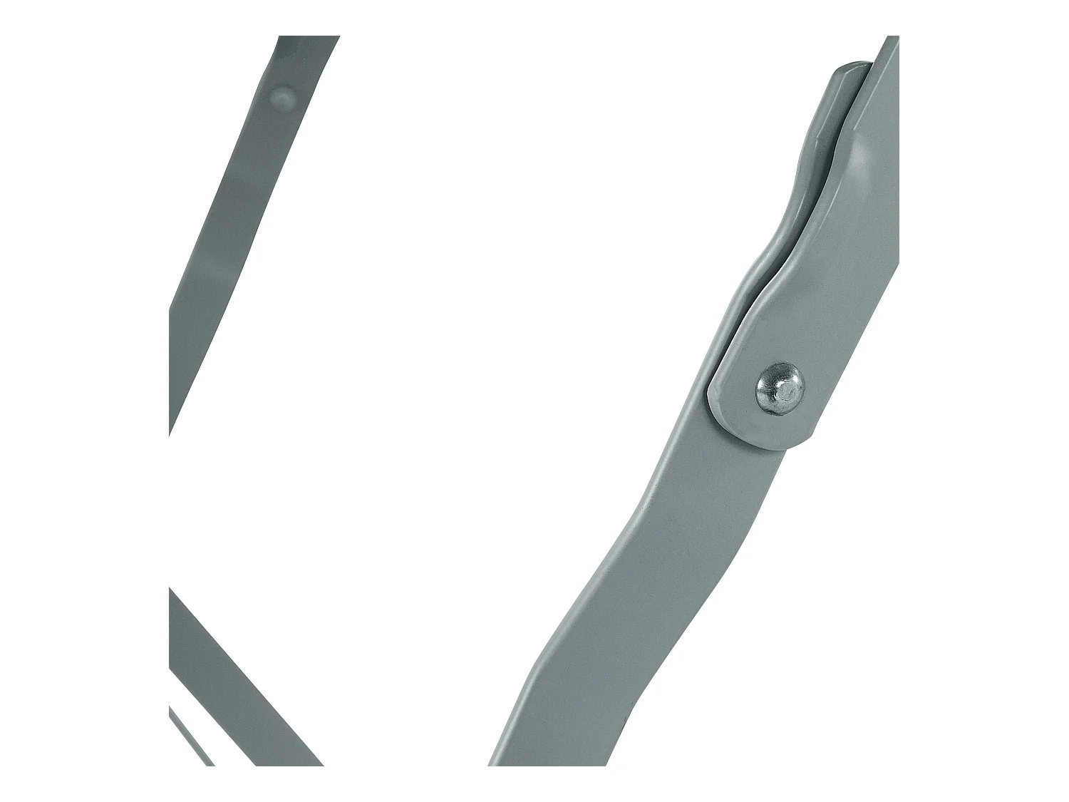 Bistroset Inklapbaar FIORI Metaal Grijs