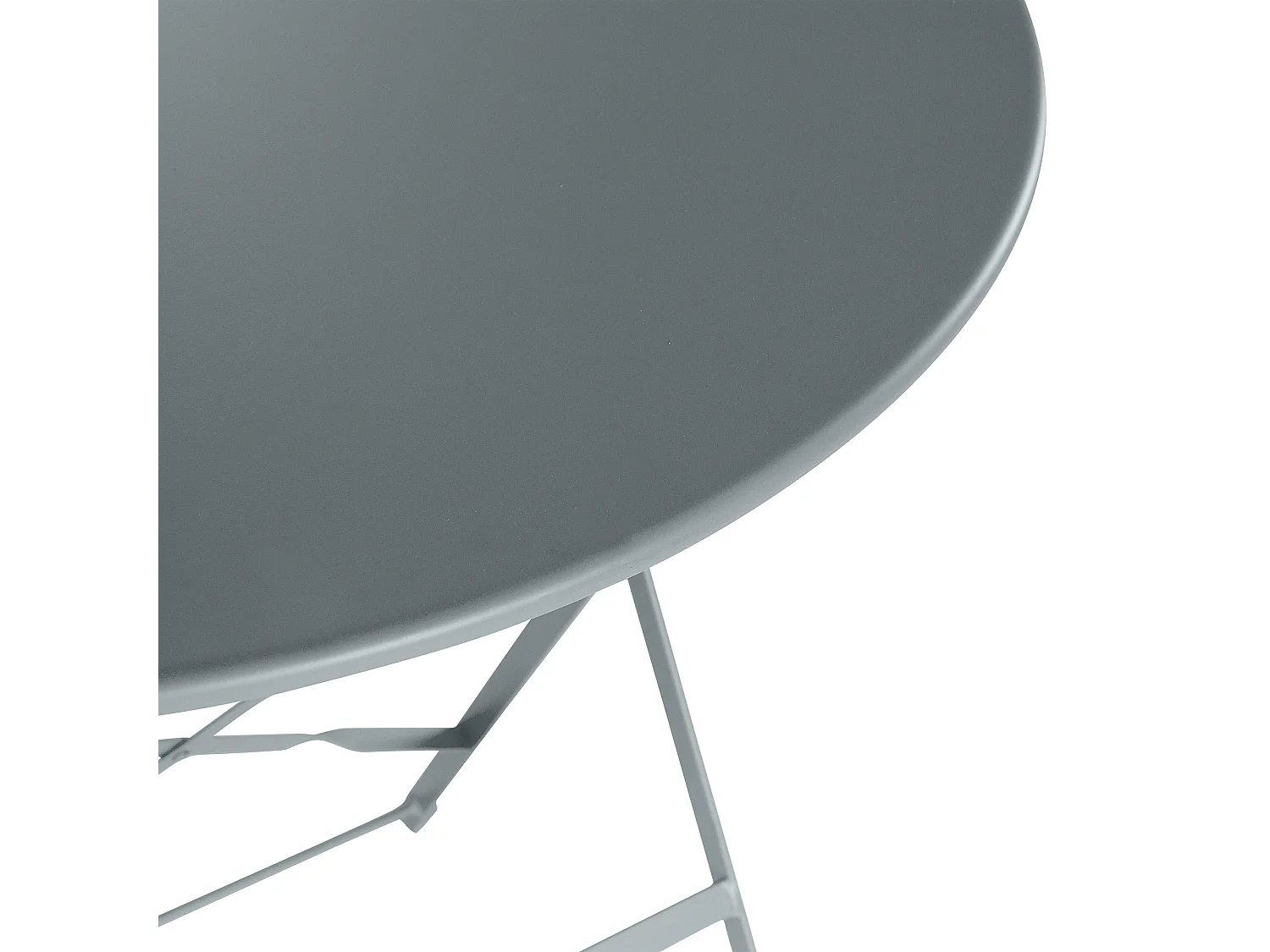 Ensemble pour bistro Pliant FIORI Métal Gris