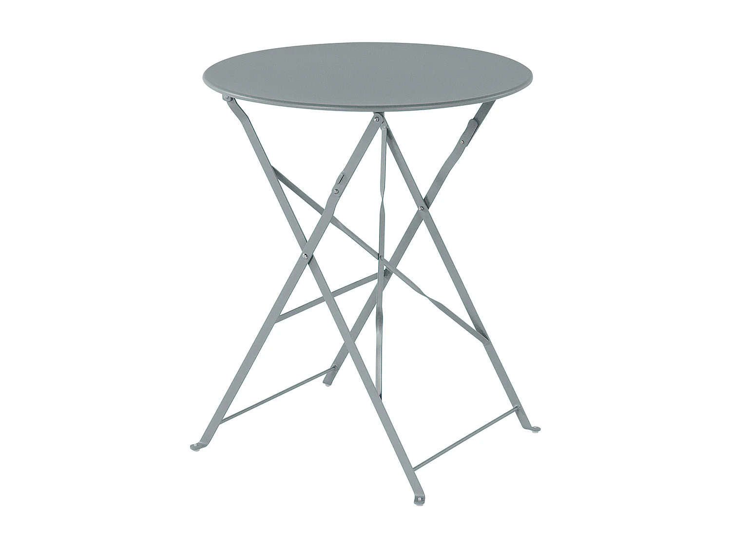 Bistro Set klappbar FIORI Metall Grau