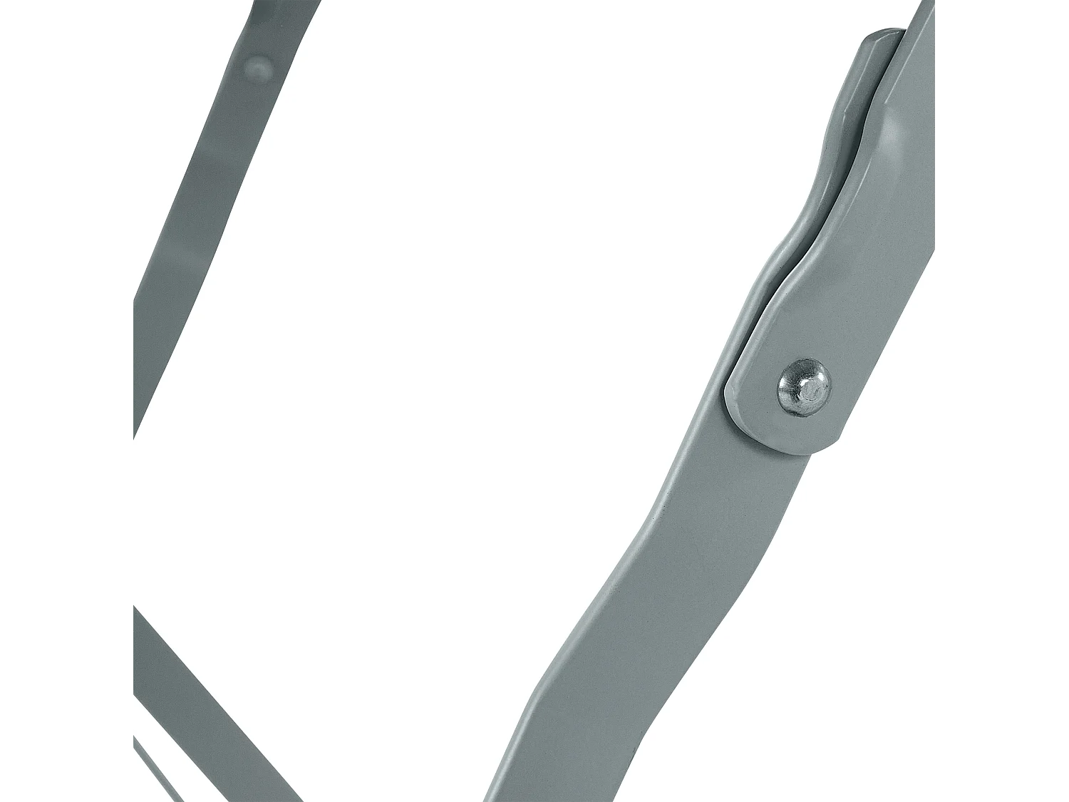 Bistro Set klappbar FIORI Metall Grau