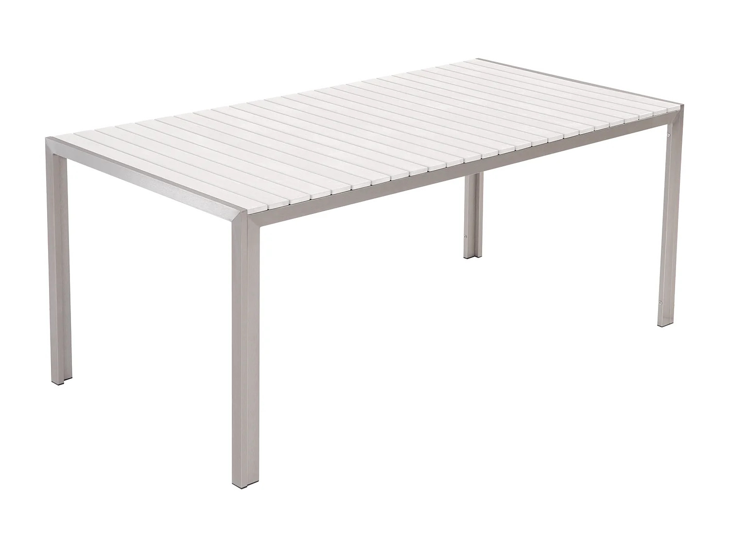 Conjunto de comedor exterior 6 plazas NARDO Blanco