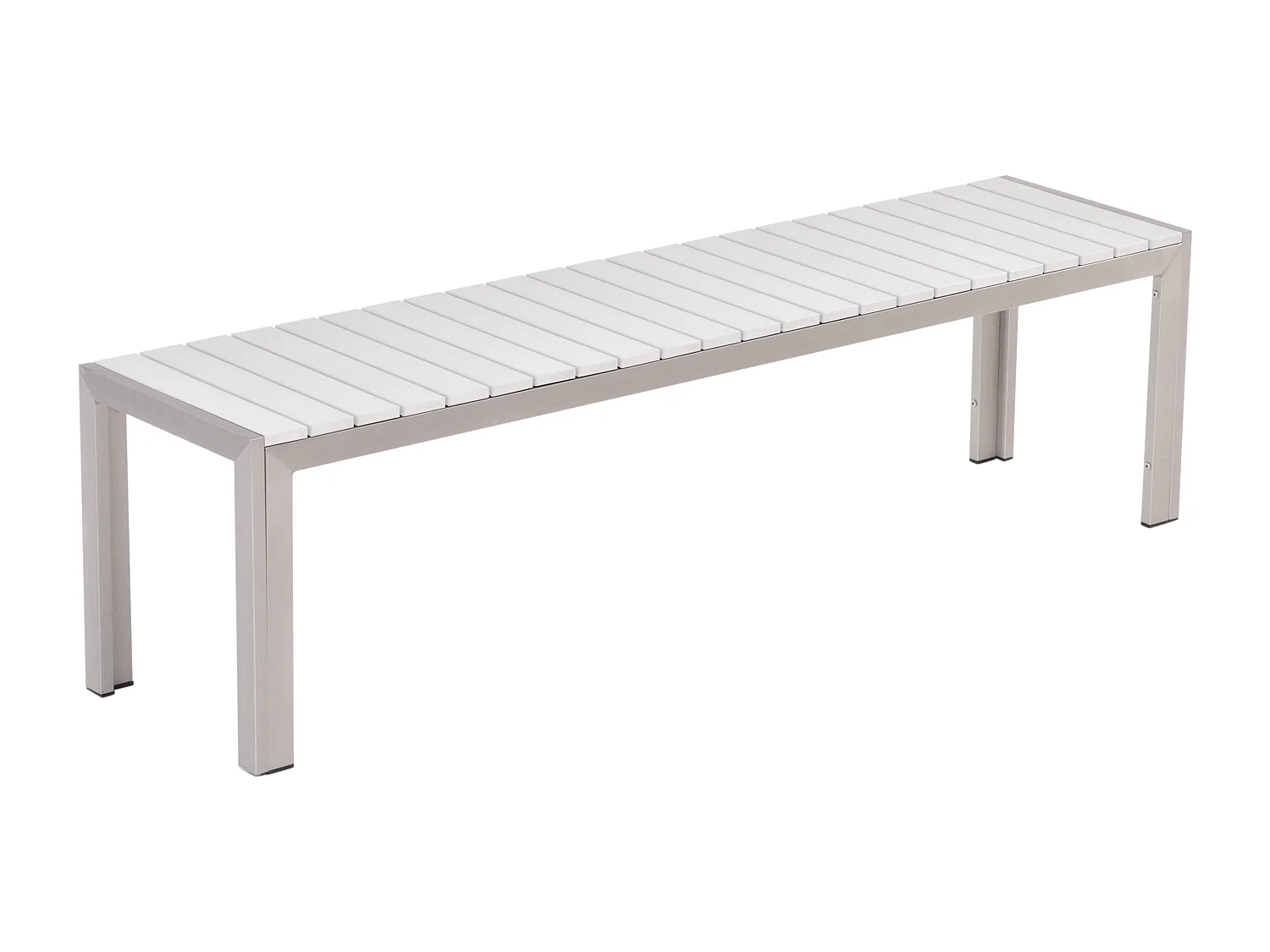 Conjunto de comedor exterior 6 plazas NARDO Blanco