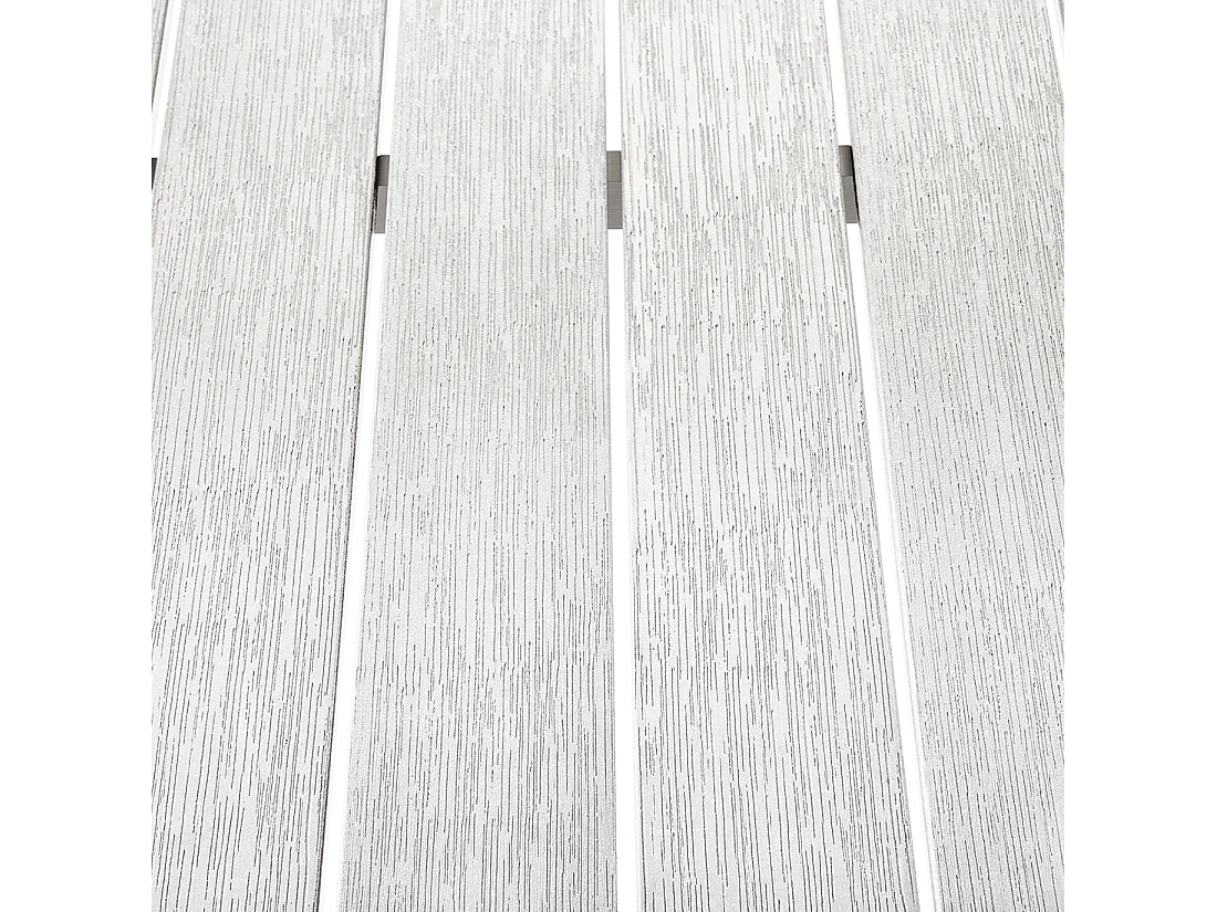 Conjunto de comedor exterior 6 plazas NARDO Blanco