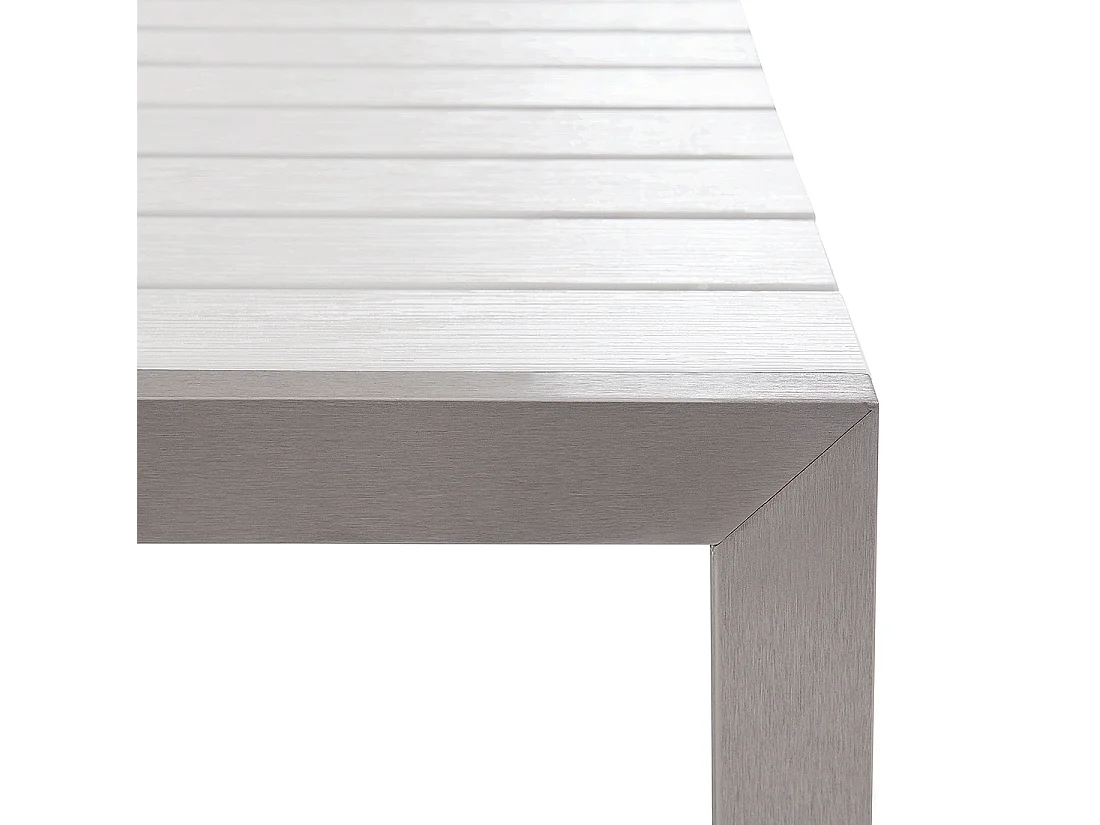 Conjunto de comedor exterior 6 plazas NARDO Blanco