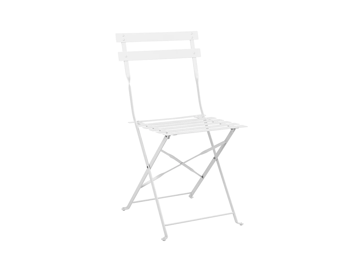 Bistroset Inklapbaar FIORI Metaal Wit